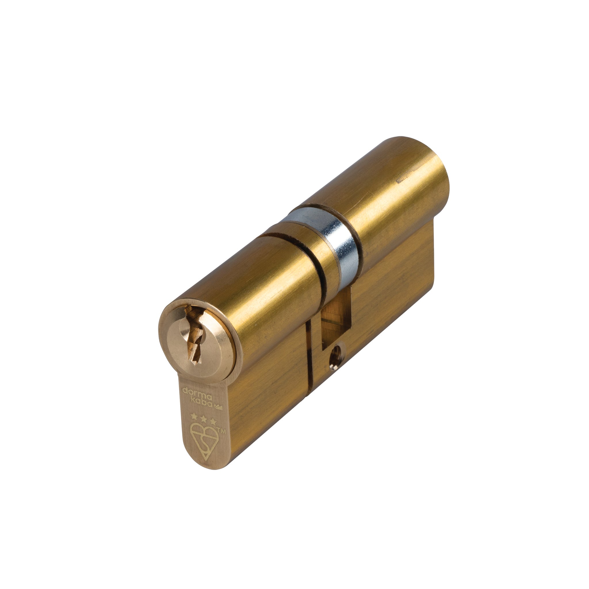 3 Star Euro Profile Double Cylinder | Satin Brass Finish