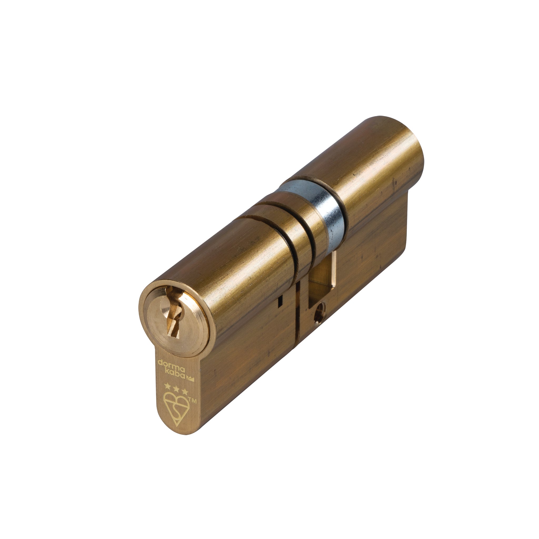 3 Star Euro Profile Double Cylinder | Satin Brass Finish