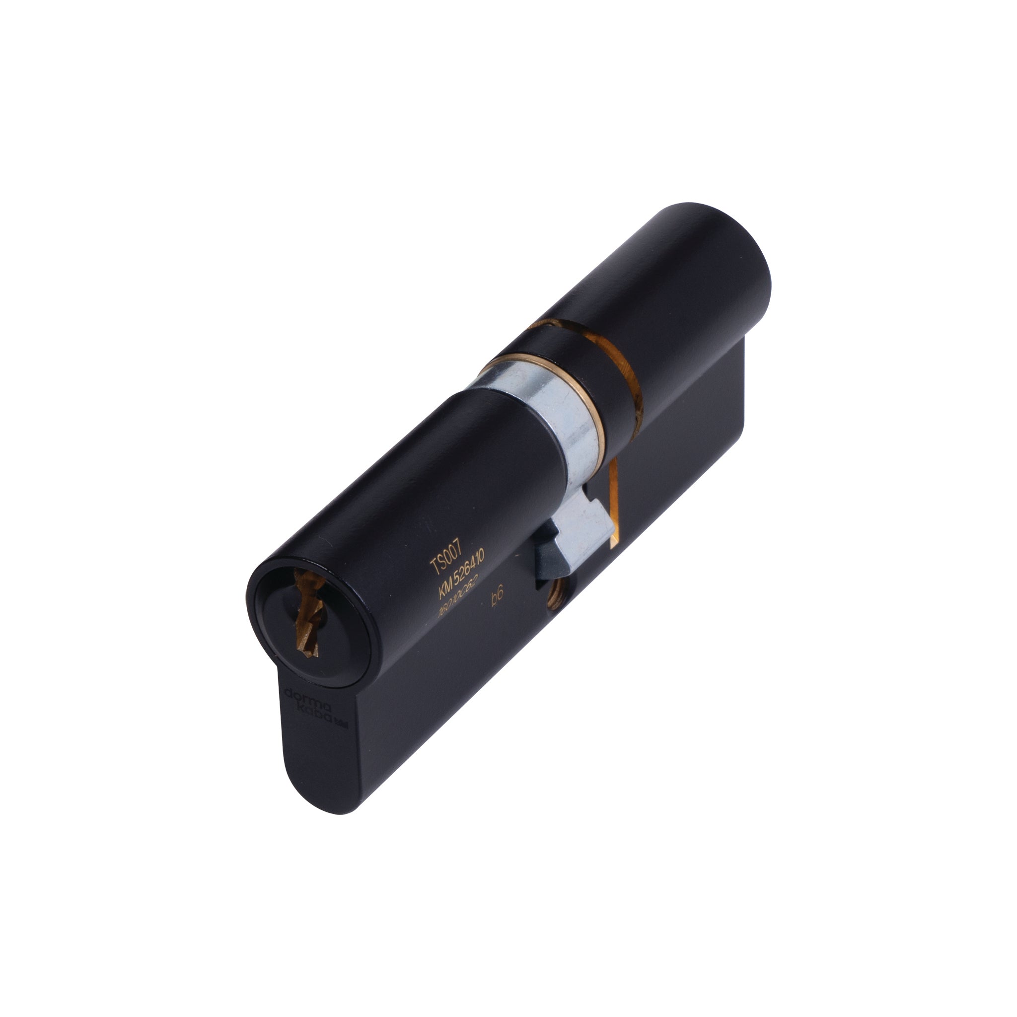 3 Star Euro Profile Double Cylinder | Matt Black Finish
