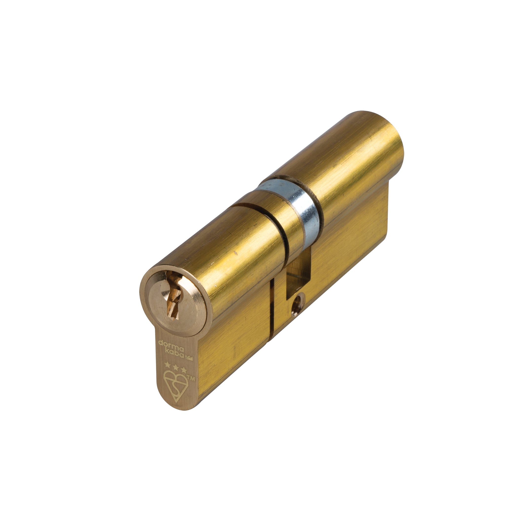 3 Star Euro Profile Double Cylinder | Satin Brass Finish