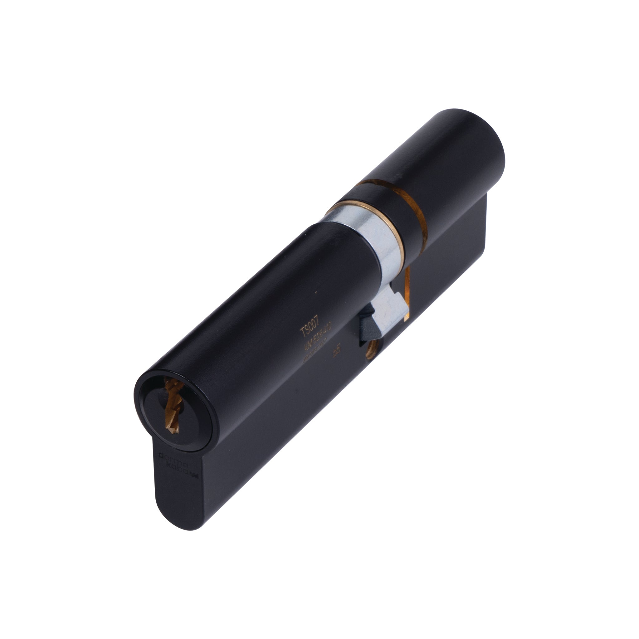 3 Star Euro Profile Double Cylinder | Matt Black Finish