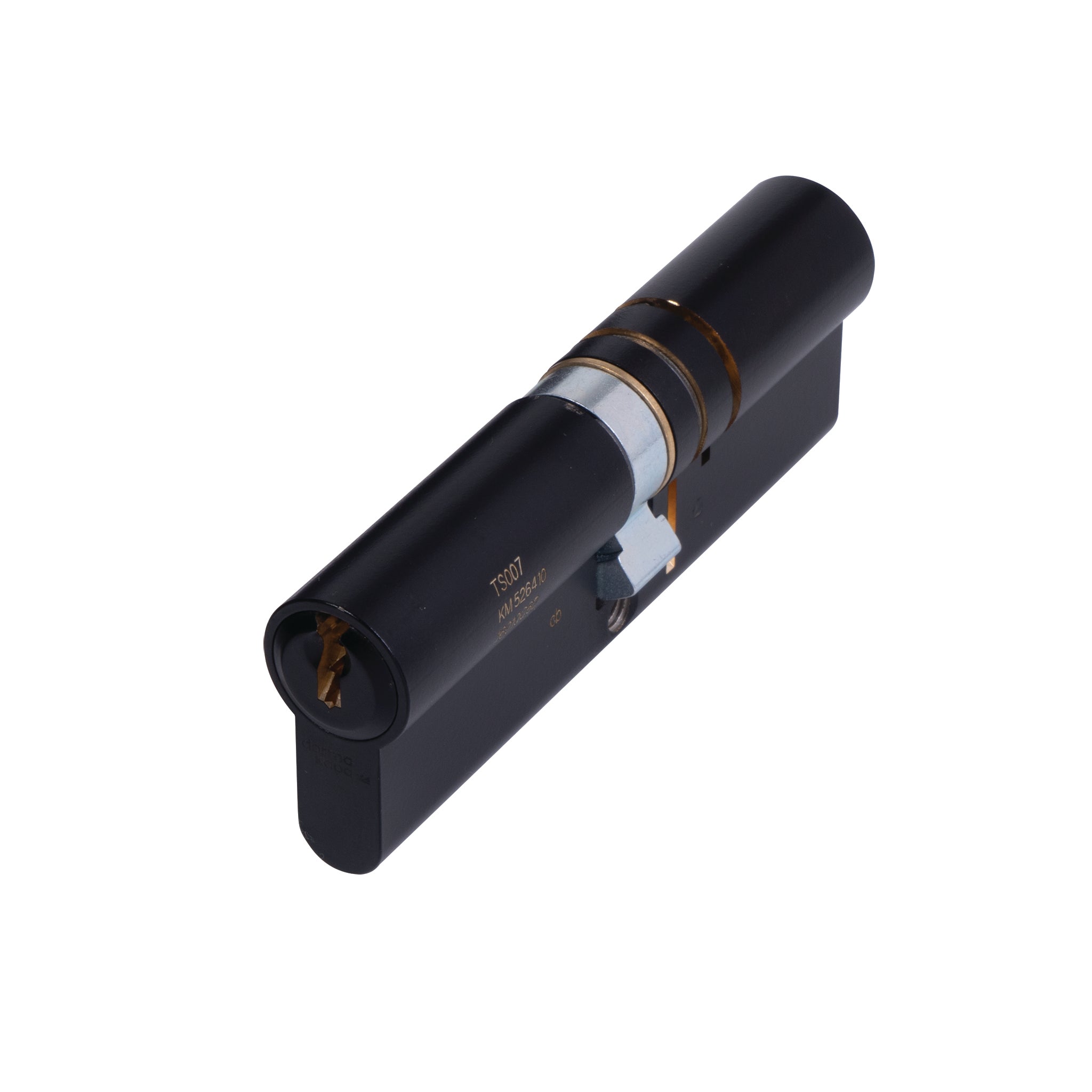 3 Star Euro Profile Double Cylinder | Matt Black Finish