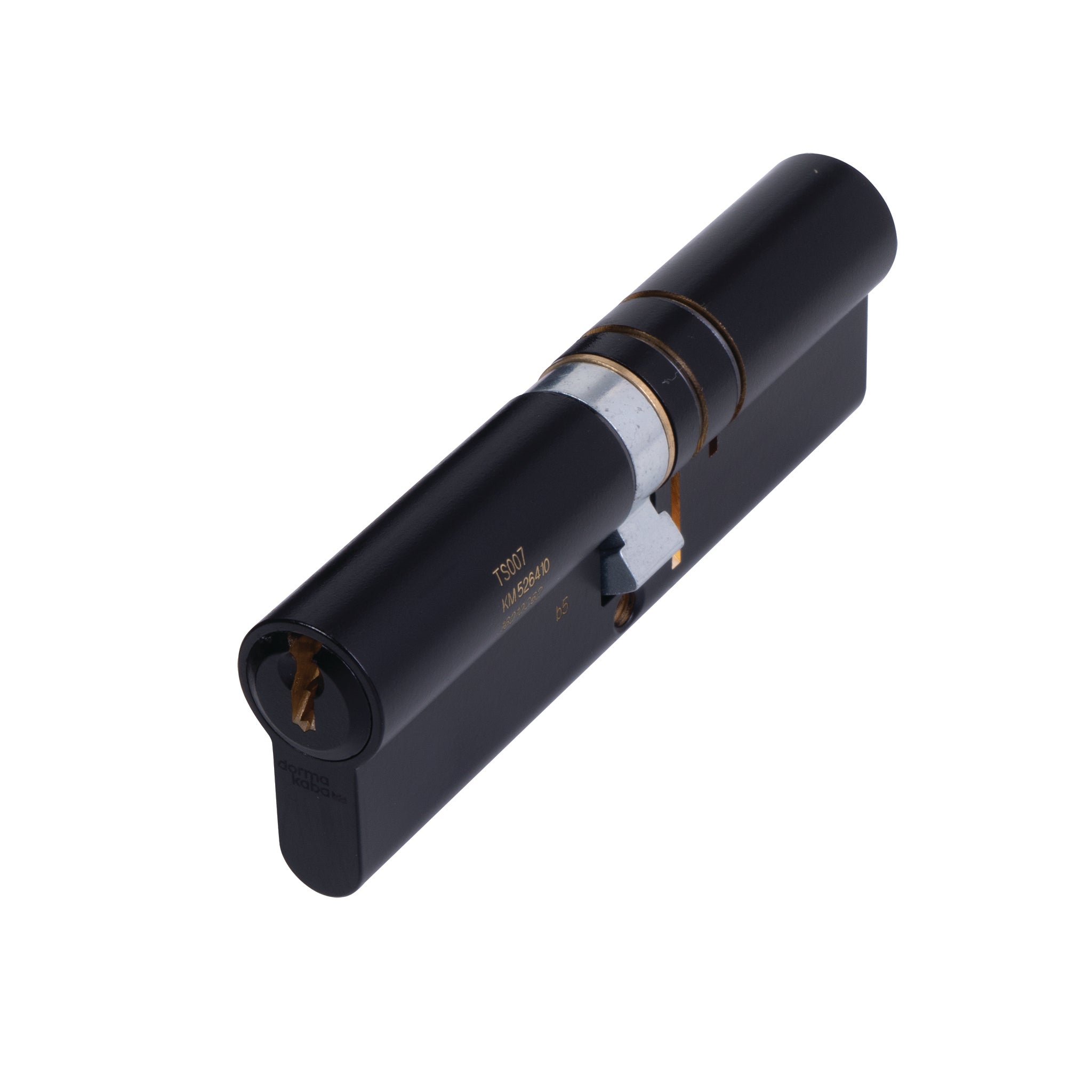 3 Star Euro Profile Double Cylinder | Matt Black Finish