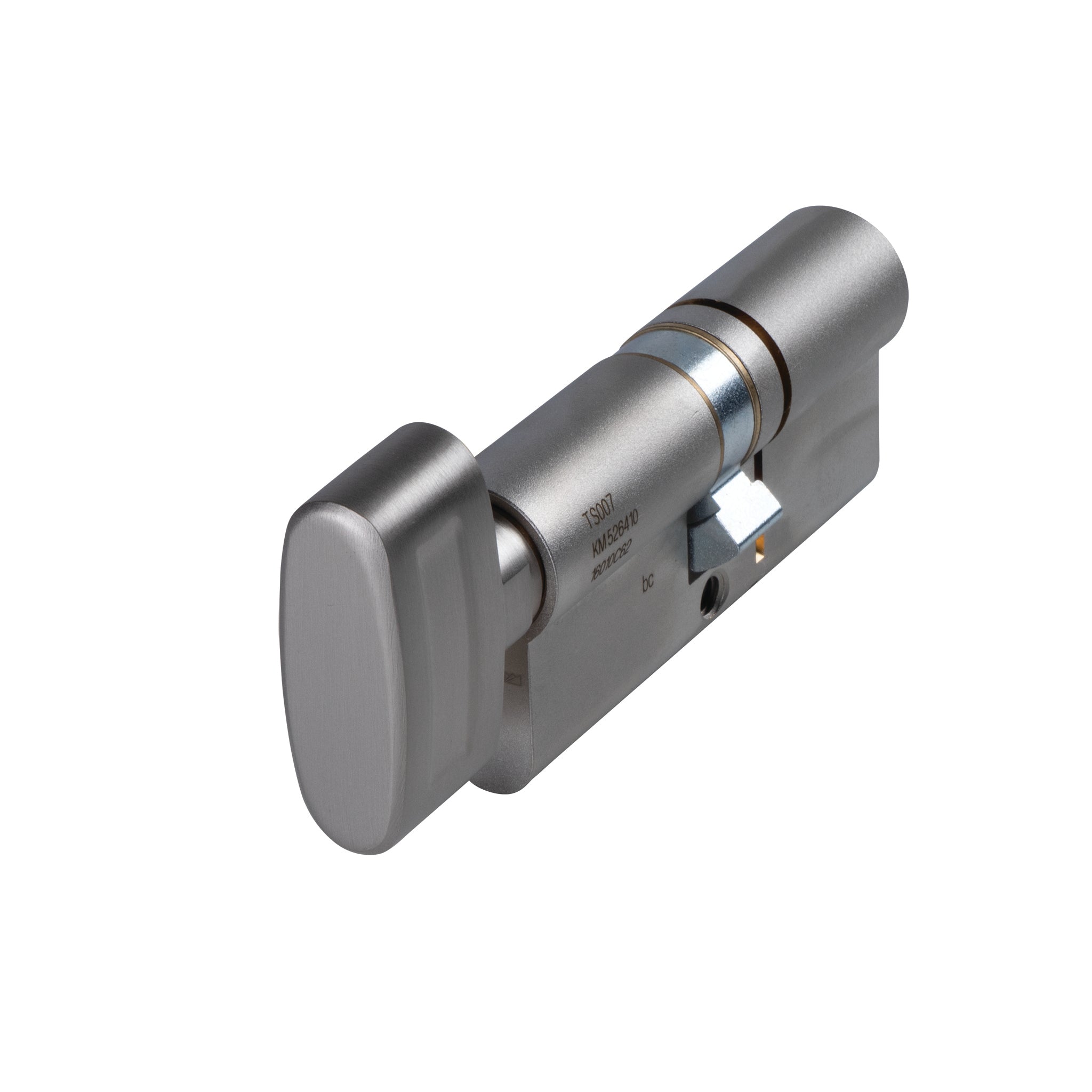 3 Star Euro Profile Thumbturn Cylinder | Nickel Finish