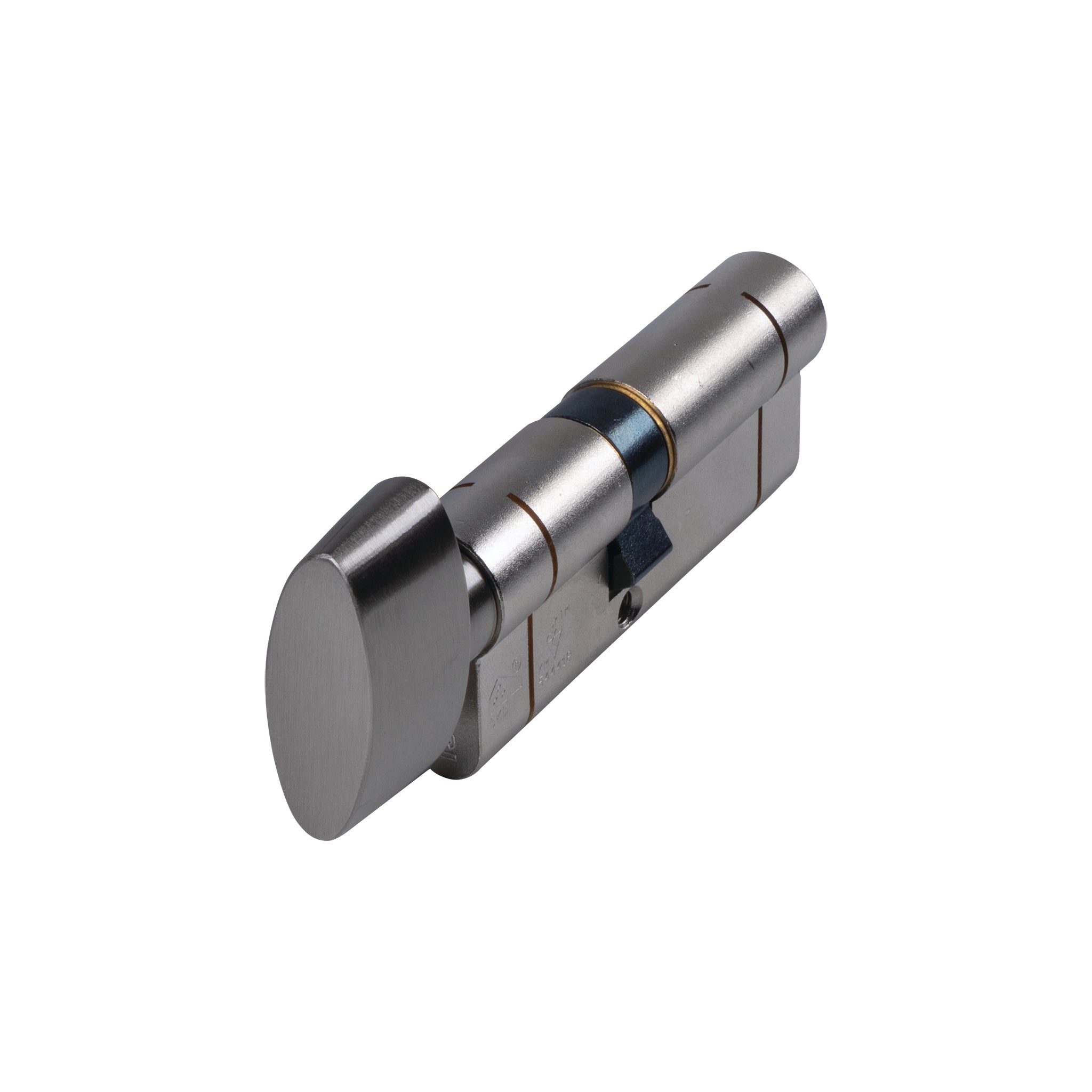 3 Star Euro Profile Thumbturn Cylinder | Nickel Finish