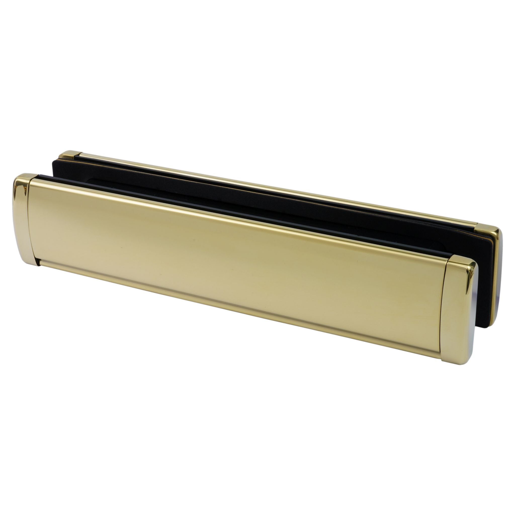 Contemporary Style Letter Plate | PVD Stainless Polished Brass