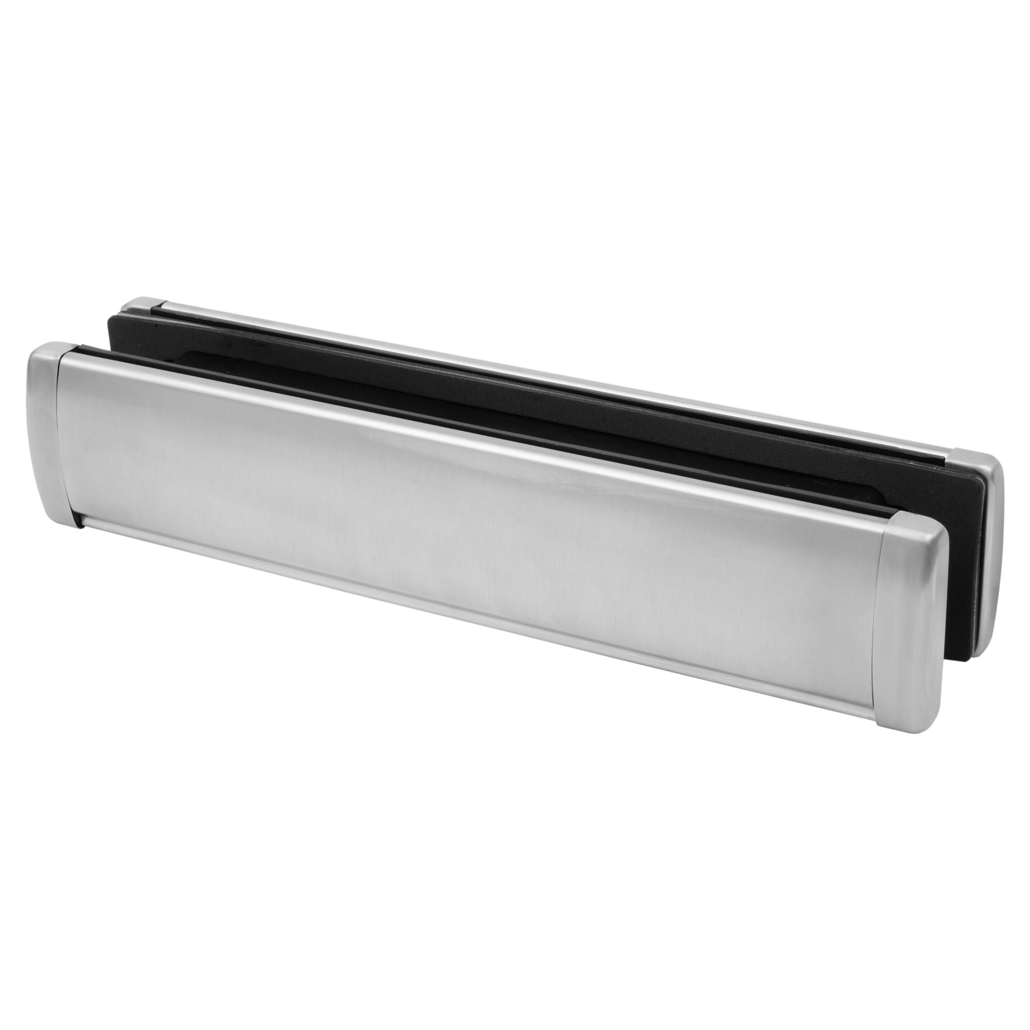 Contemporary Style Letter Plate | Satin Stainless Steel