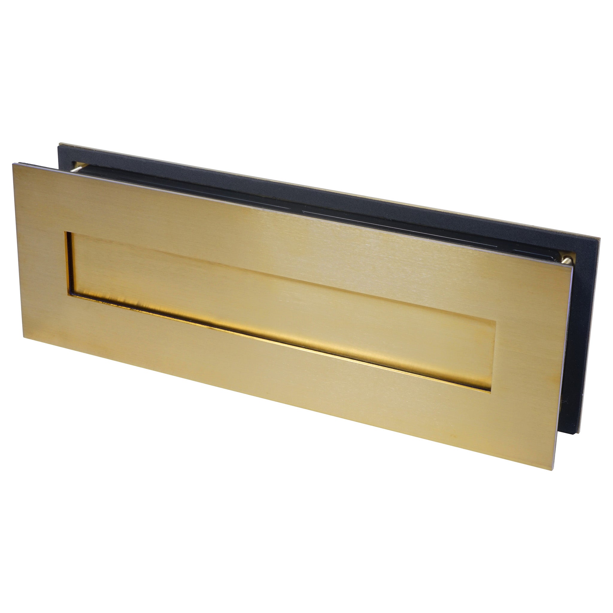 Sleeved Letter Plate | PVD Stainless Satin Brass