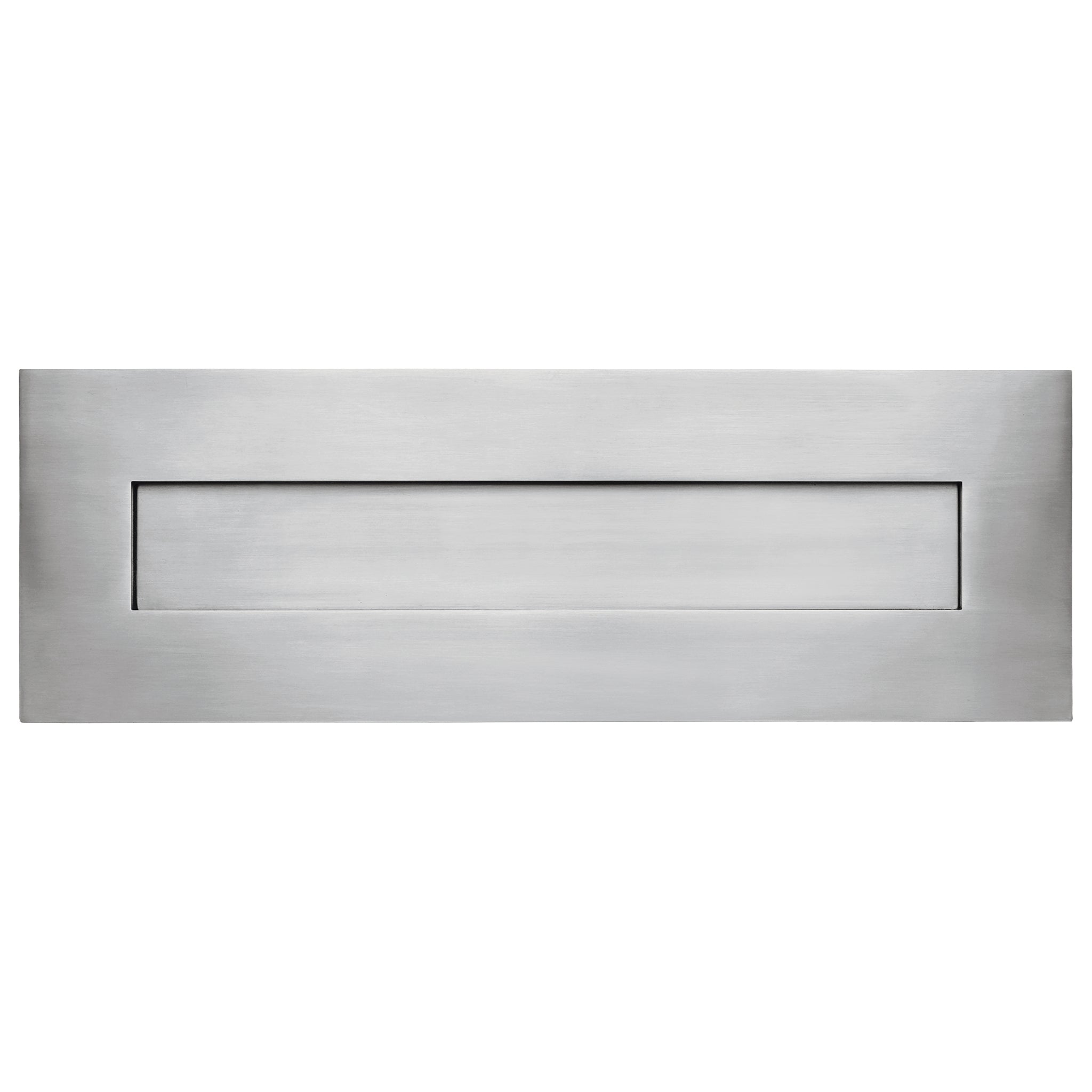 Sleeved Letter Plate | Satin Stainless Steel