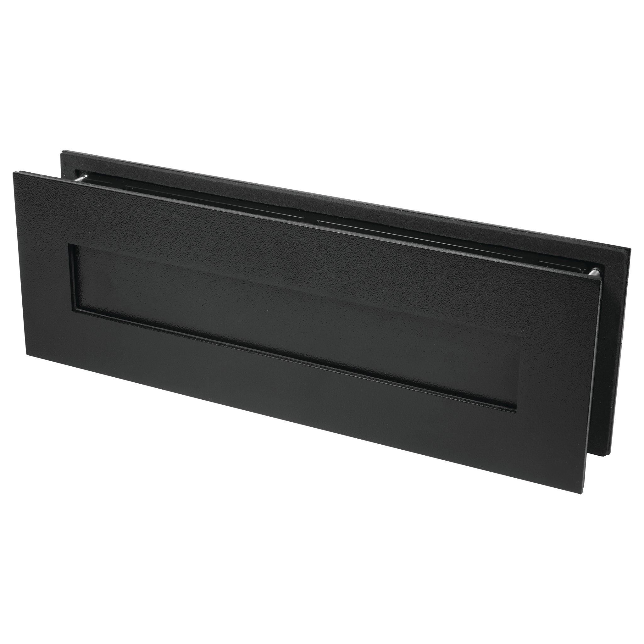 Contemporary Sleeved Letter Plate | Antique Black