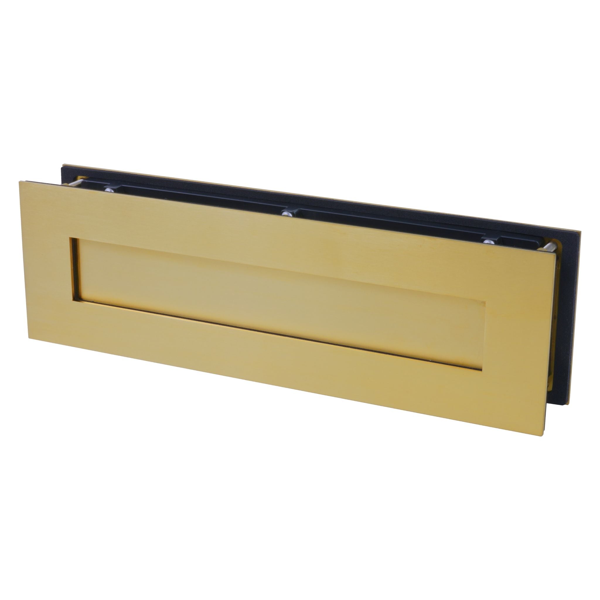 Sleeved Letter Plate | PVD Stainless Satin Brass