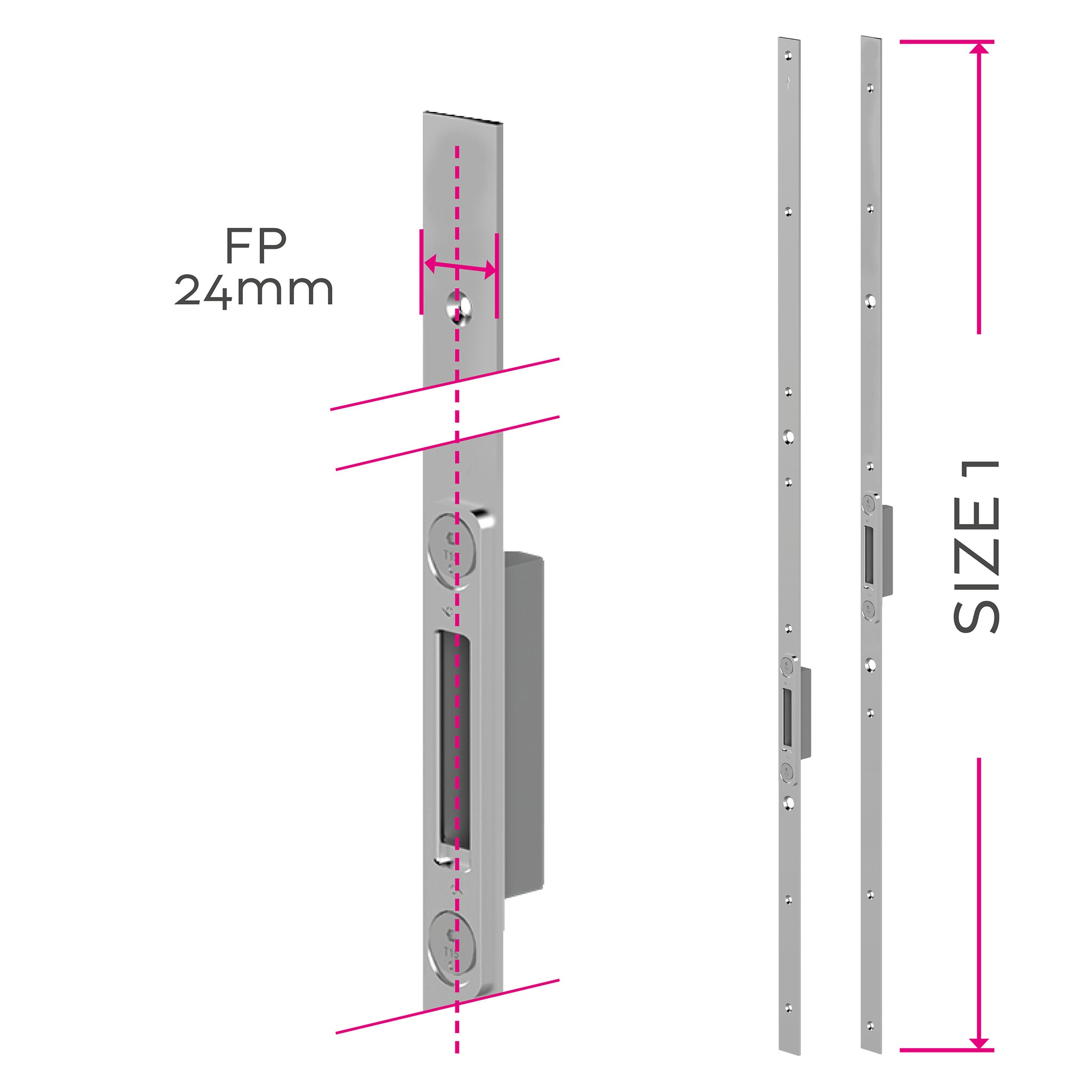 Top and Bottom Continuous MPL Door Keeps | MK26