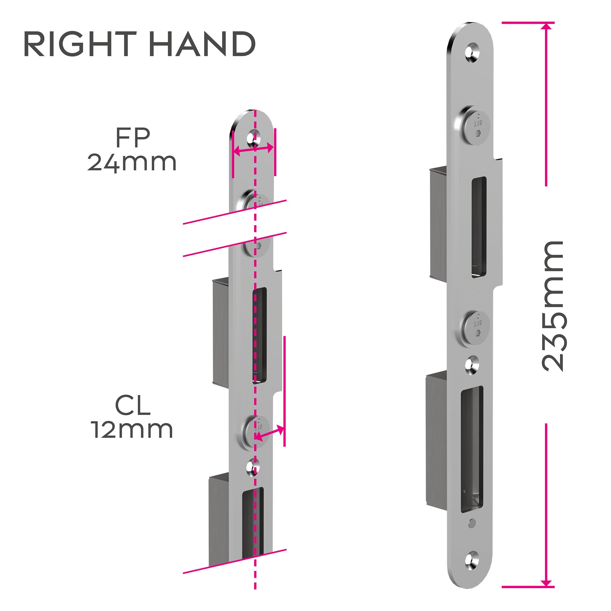 Handed Individual Centre MPL Door Keeps | MK9