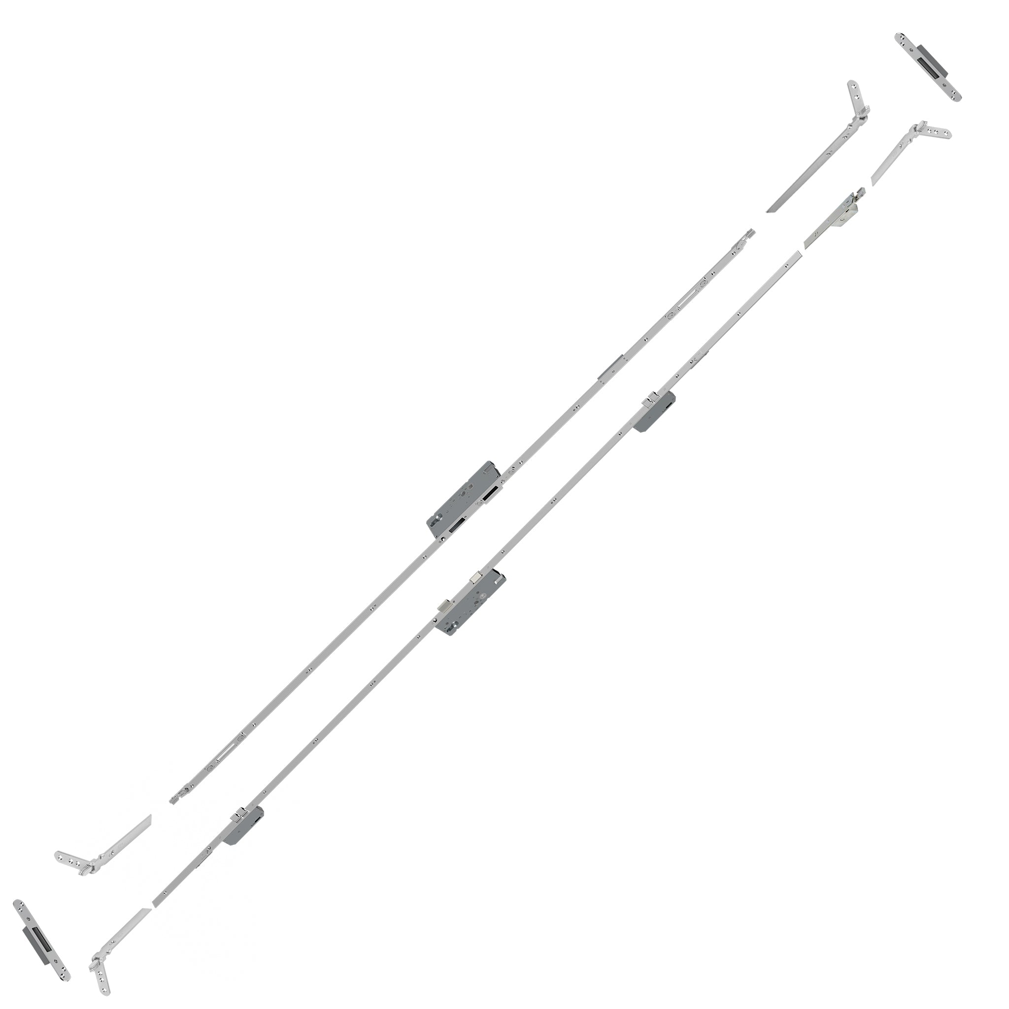 KLONE Twin Handle, Double Rebate, SO KITS | Silver Passivated | ML24