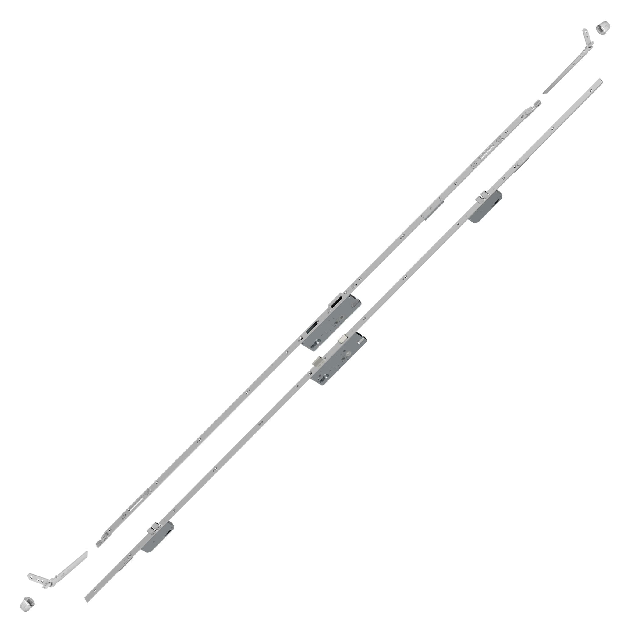 KLONE Twin Handle, Double Rebate, SO KITS | Silver Passivated | ML24
