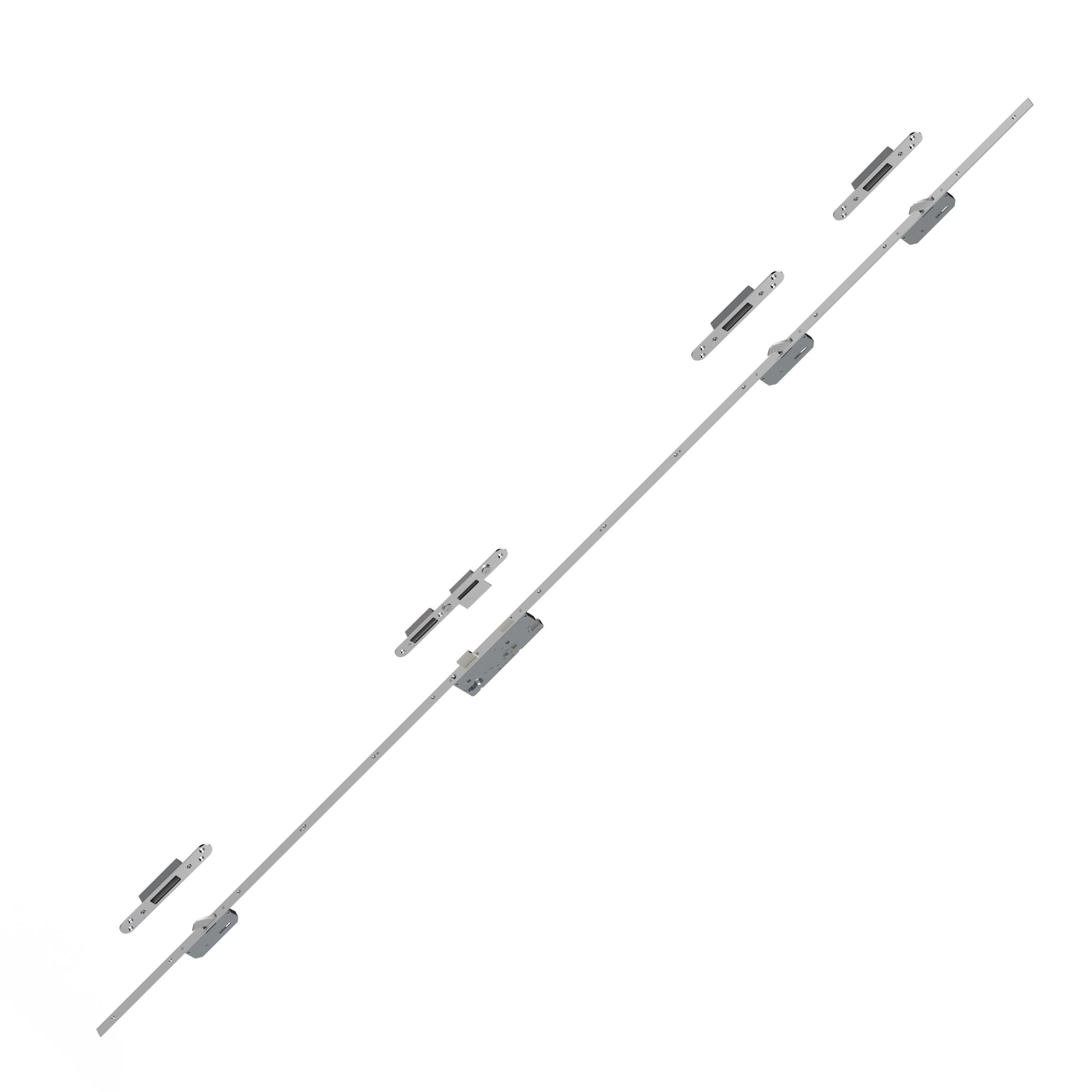 Lever Handle Operated KITS for Taller Doors | Silver Passivated | ML50