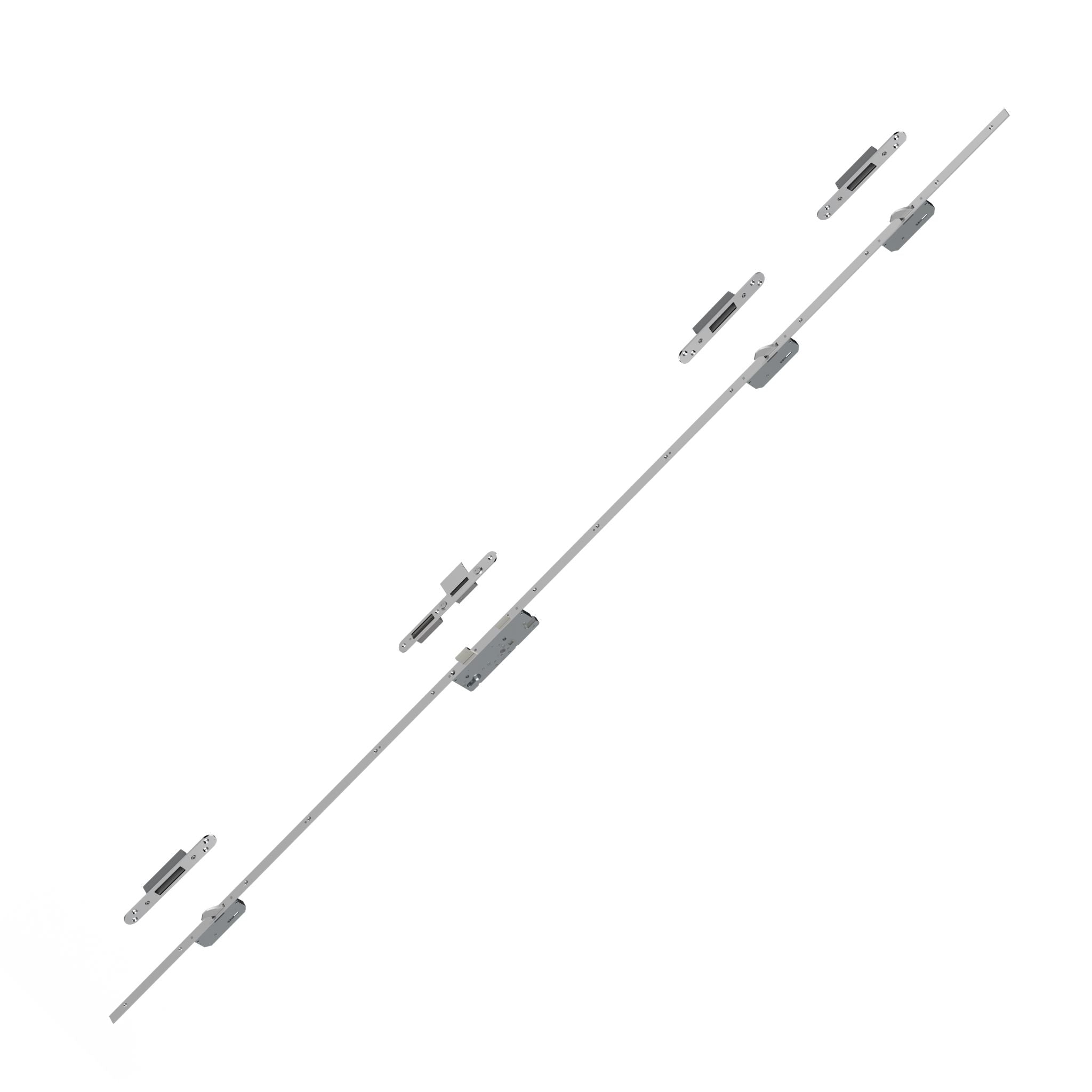 Lever Handle Operated KITS for Taller Doors | Silver Passivated | ML50