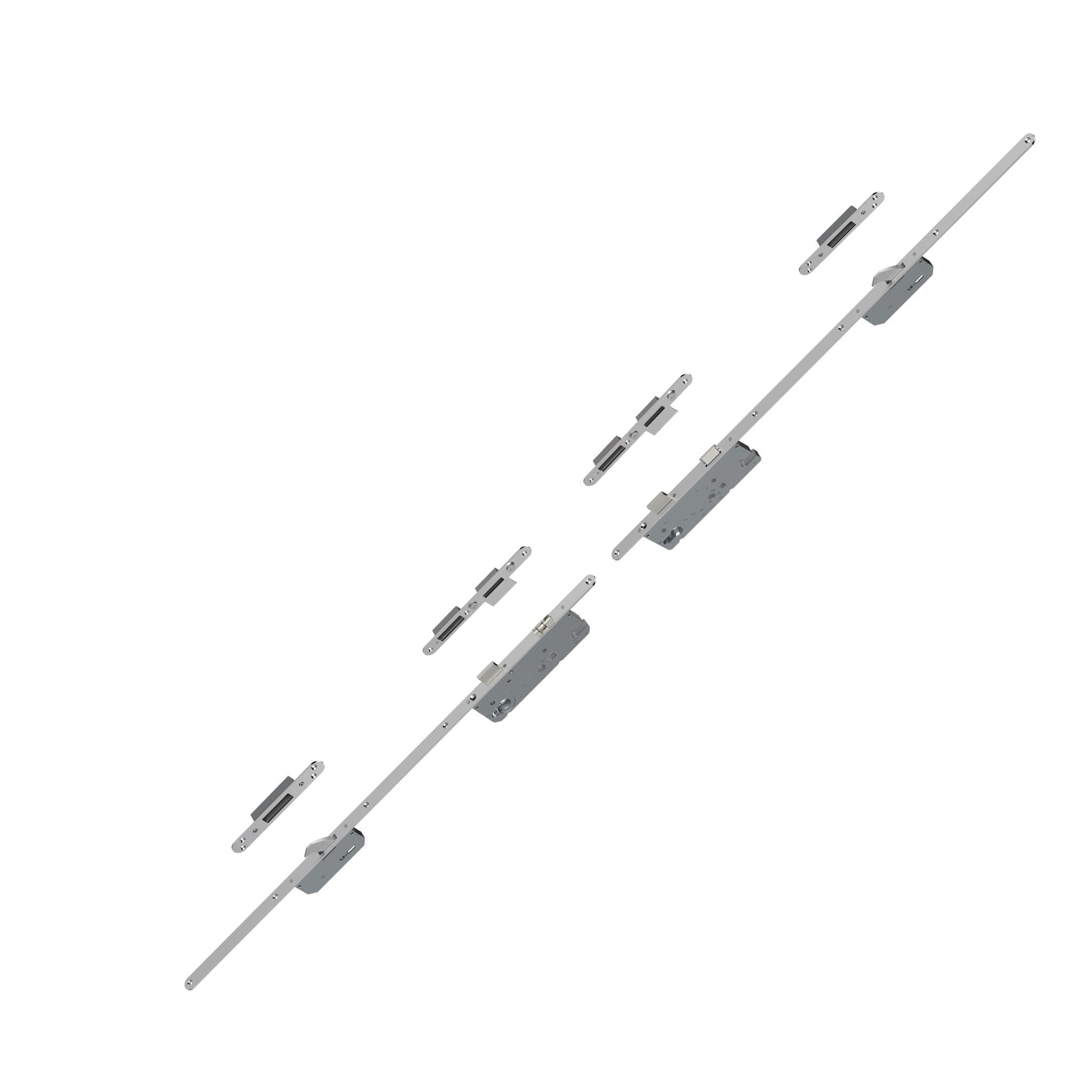 Non-Interlocking Stable Door KITS | Silver Passivated | ML90