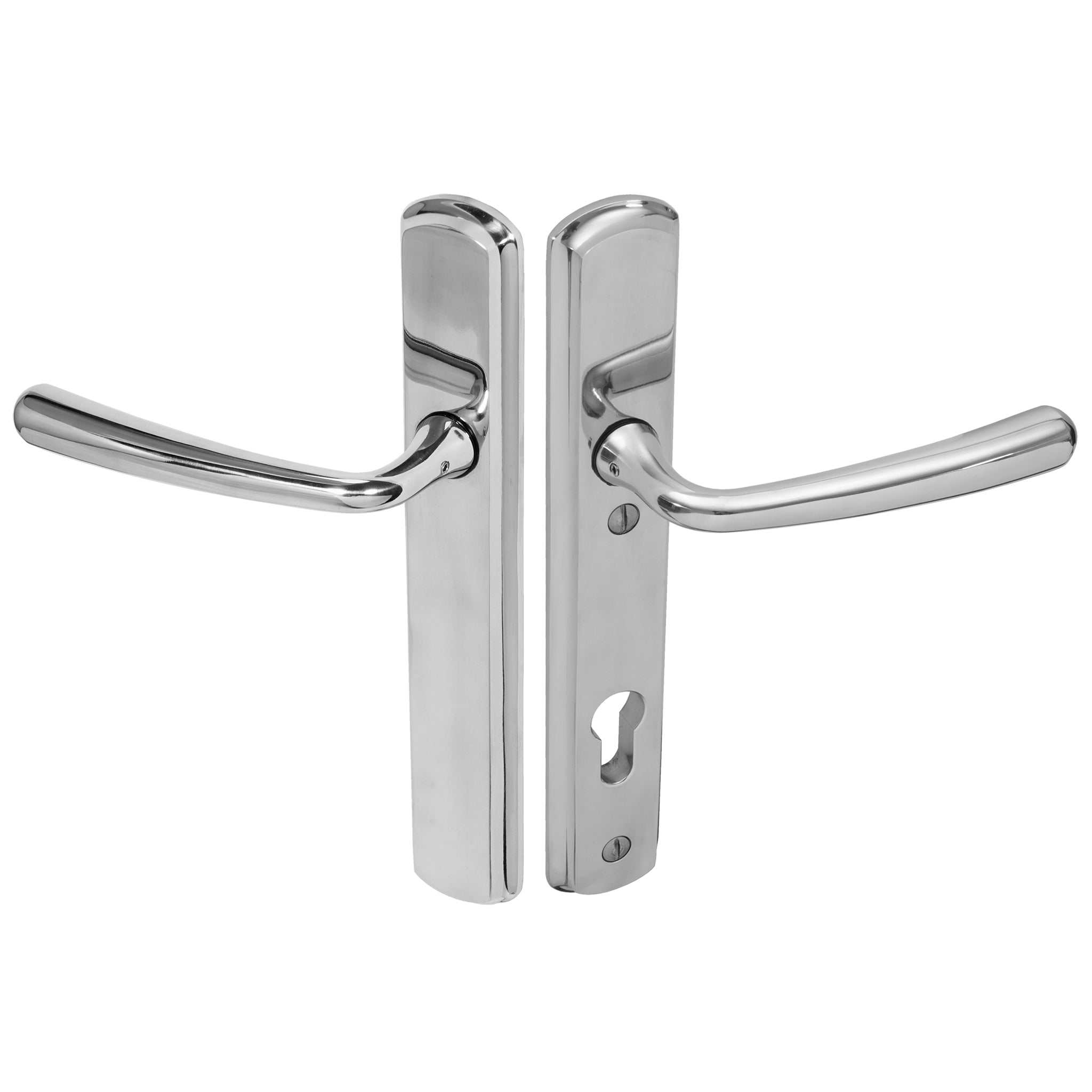 Pera Lever on 092 Backplate | Polished Stainless Steel