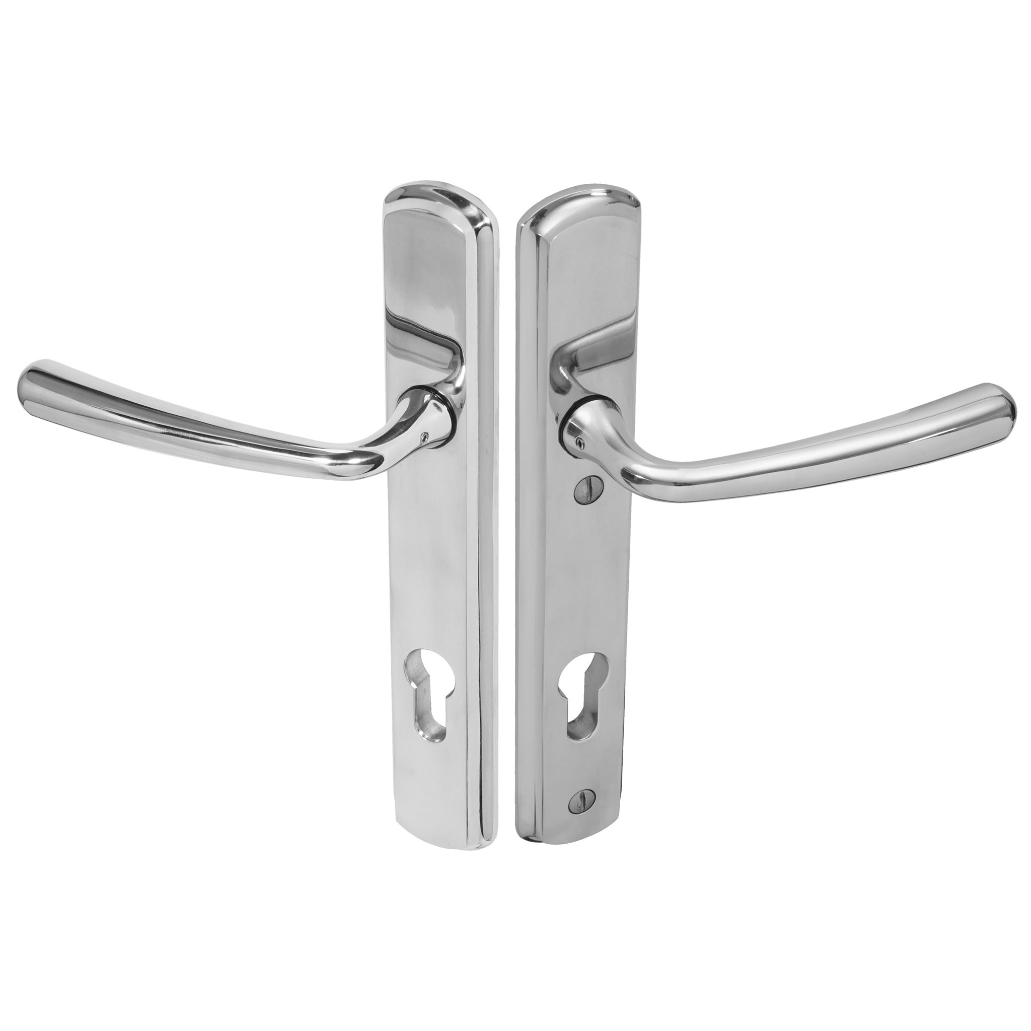 Pera Lever on 092 Backplate | Polished Stainless Steel