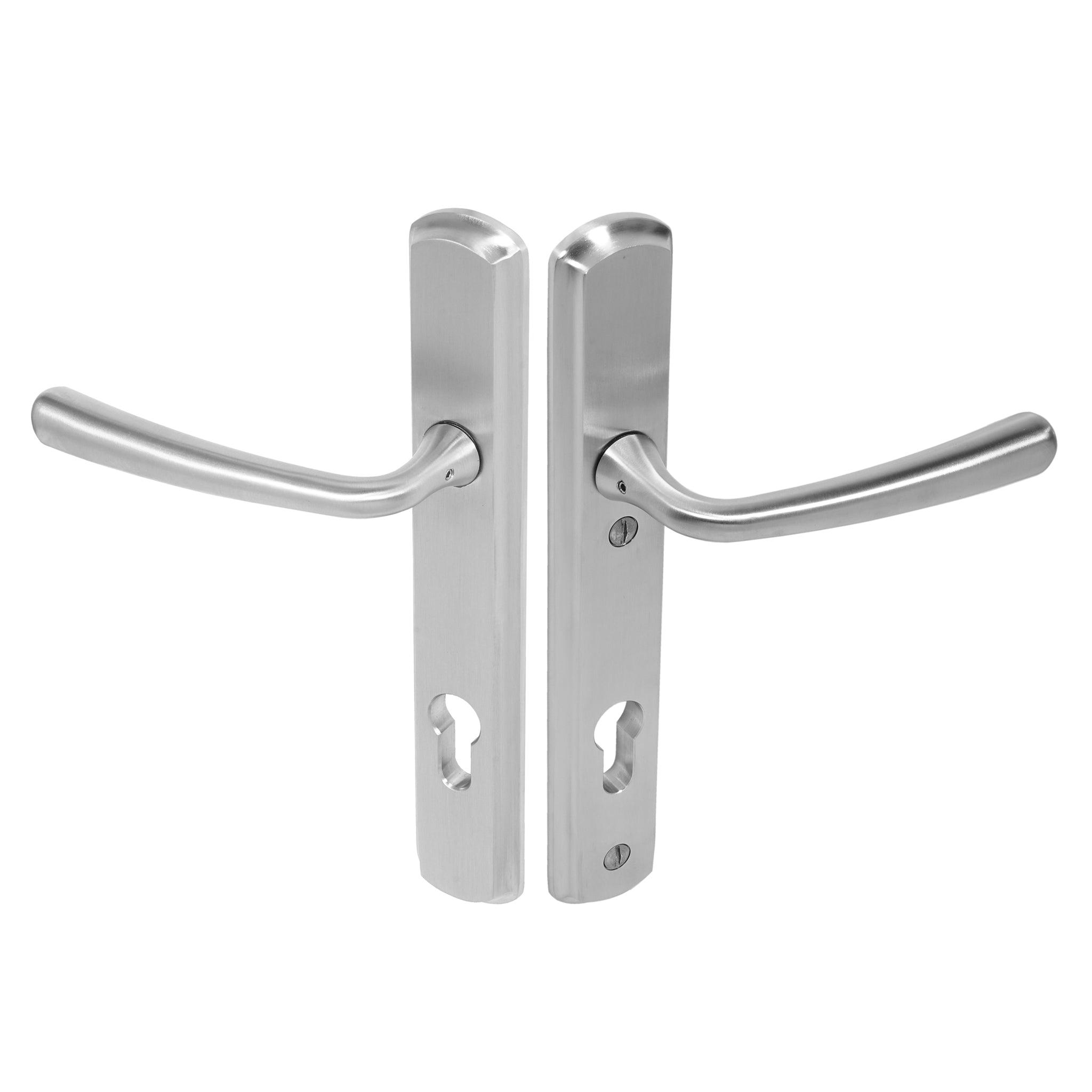 Pera Lever on 092 Backplate | Satin Stainless Steel