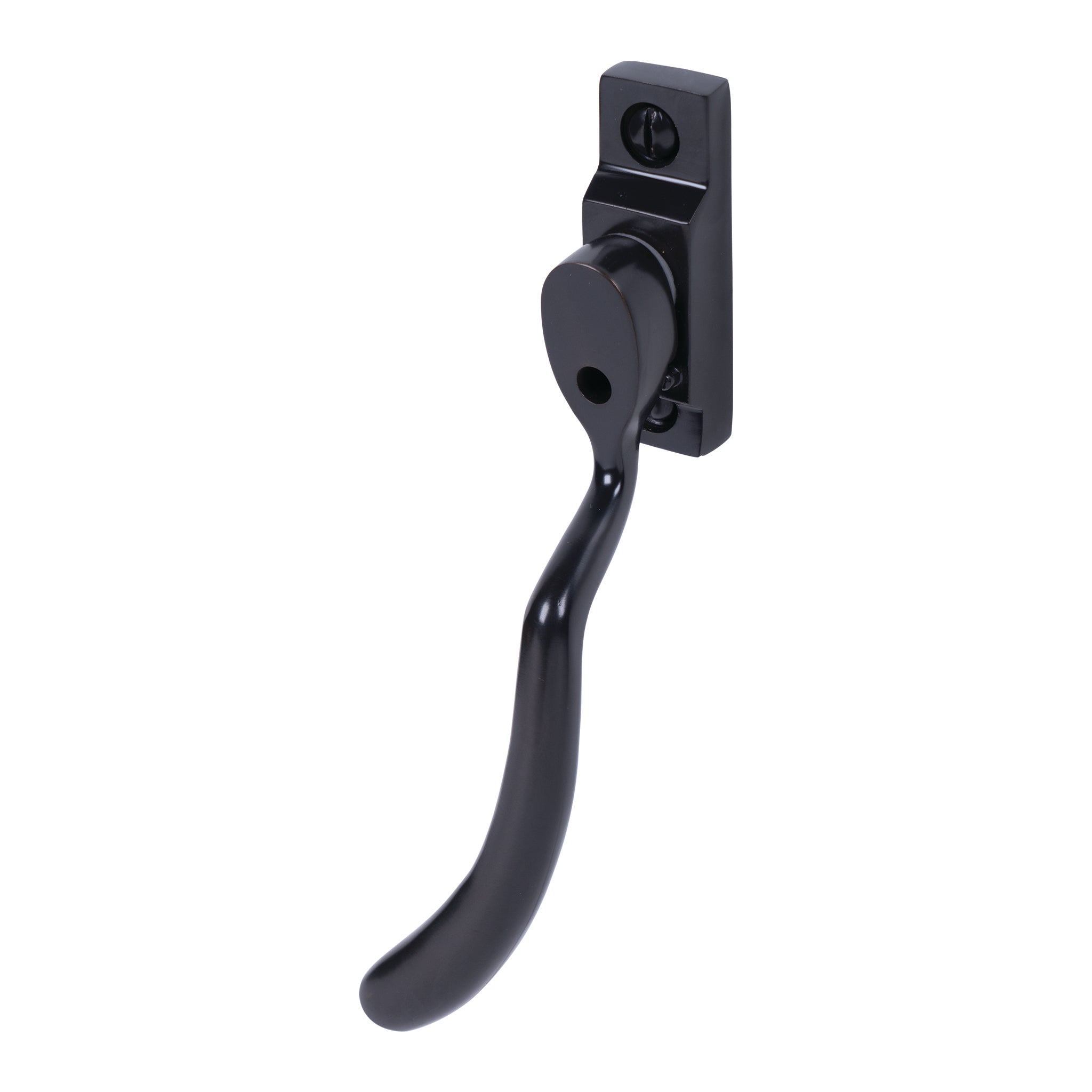 Pera Bulb End Window Espagnolette Handle | Dark Matt Bronze