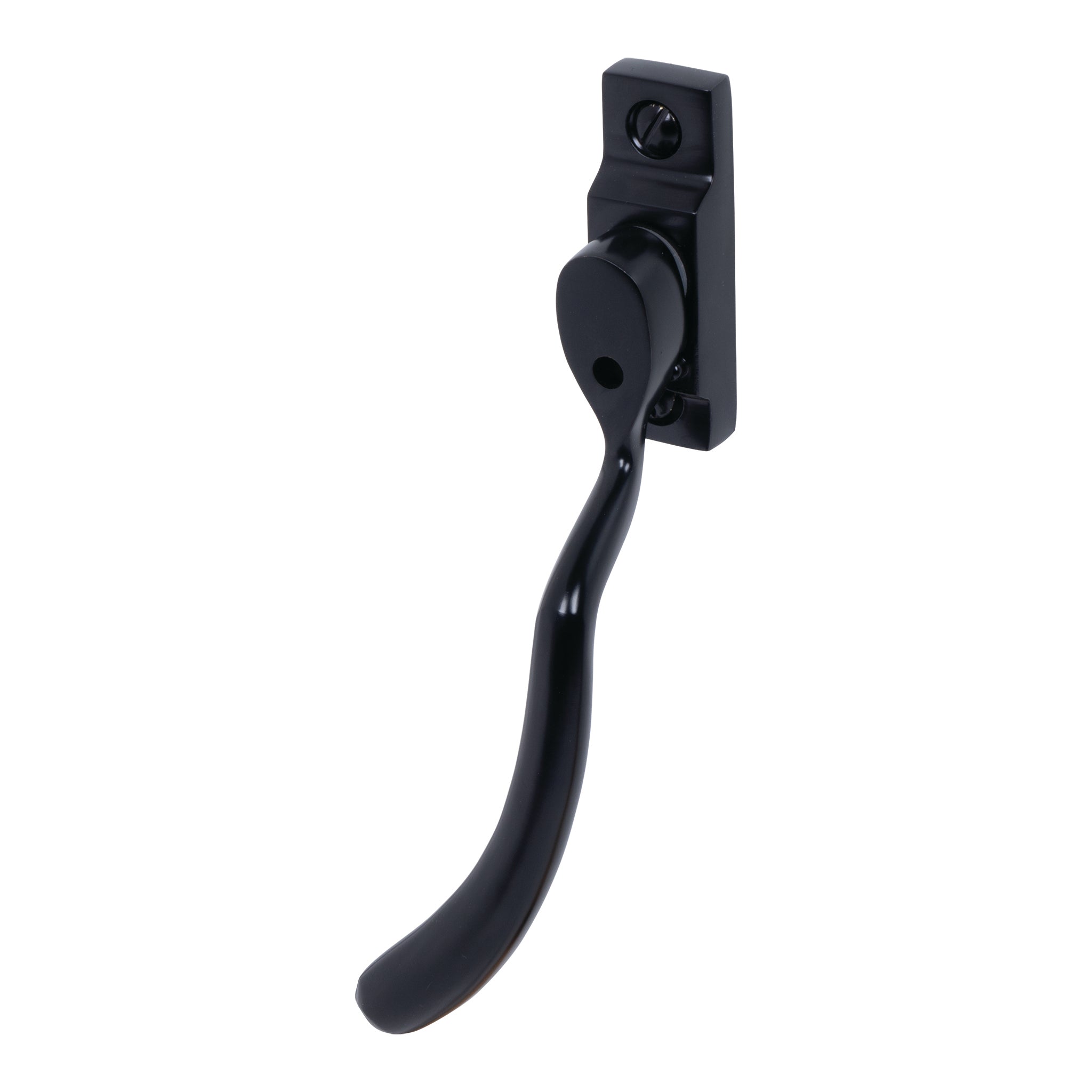 Pera Bulb End Window Espagnolette Handle | Black
