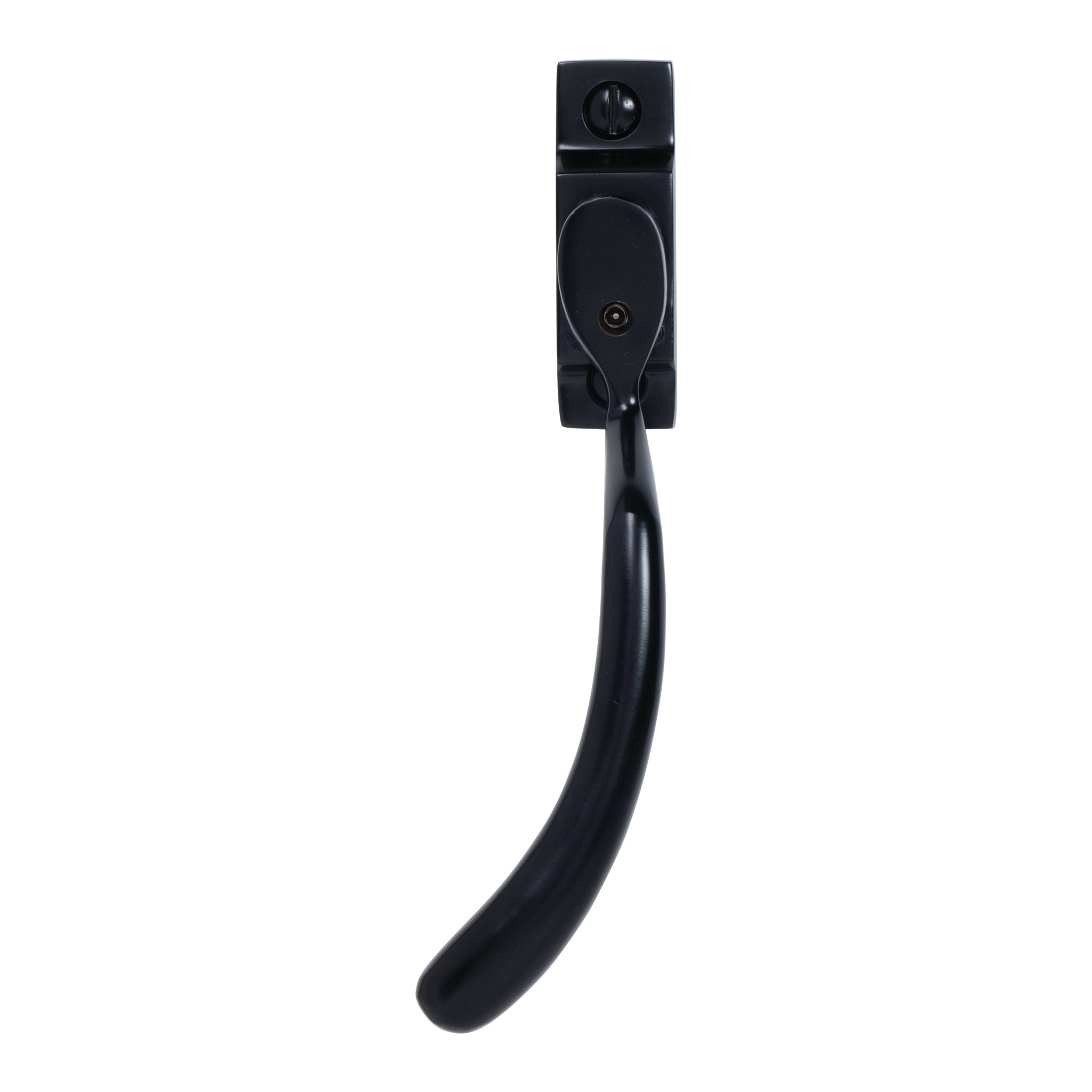 Pera Bulb End Window Espagnolette Handle | Black