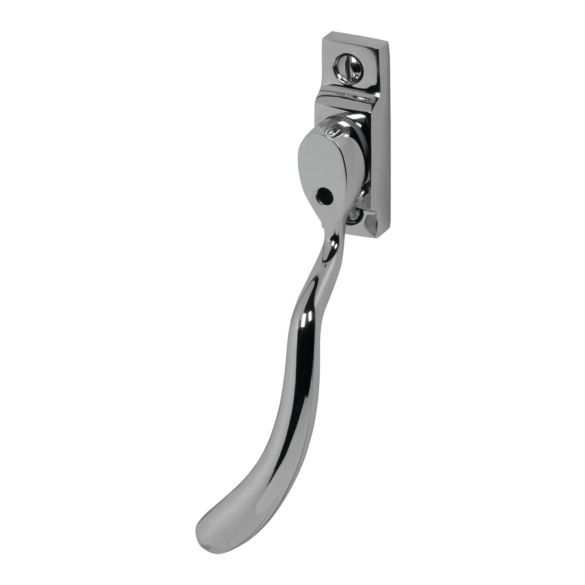 Pera Bulb End Window Espagnolette Handle | Polished Chrome