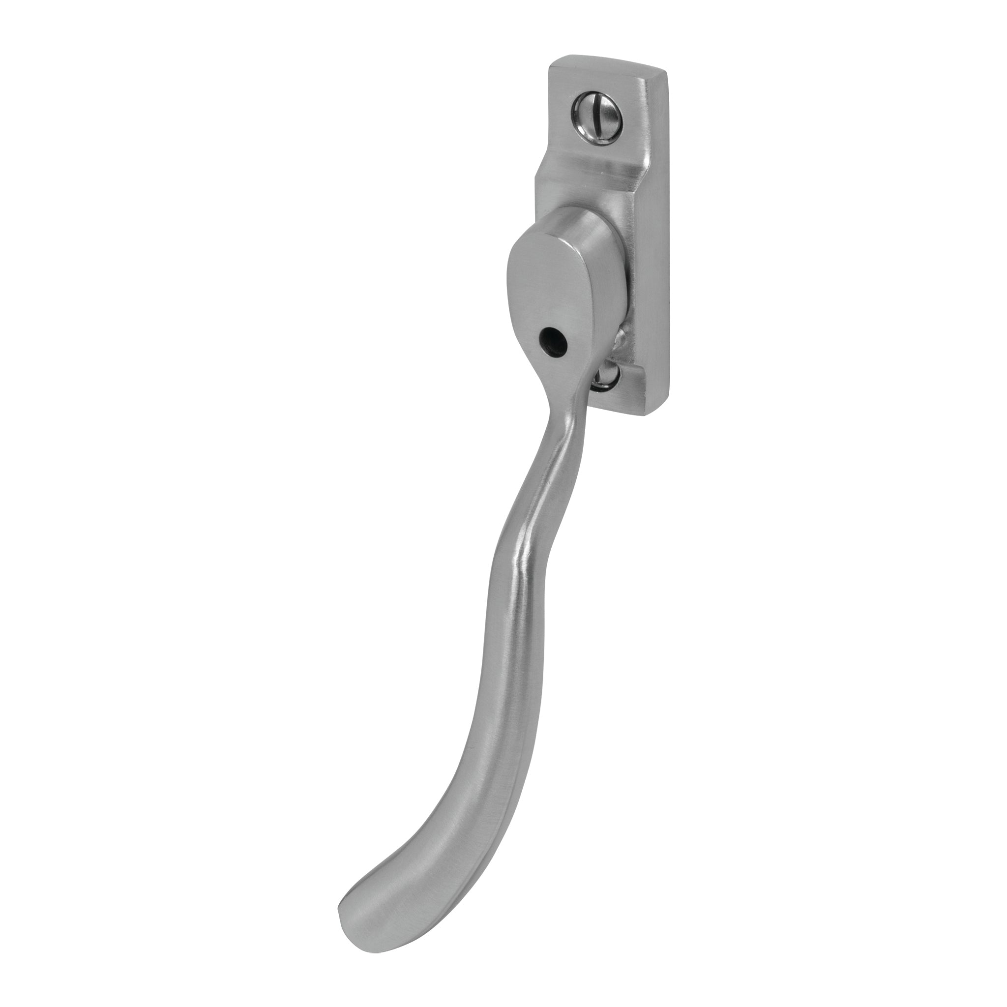 Pera Bulb End Window Espagnolette Handle | Satin Chrome