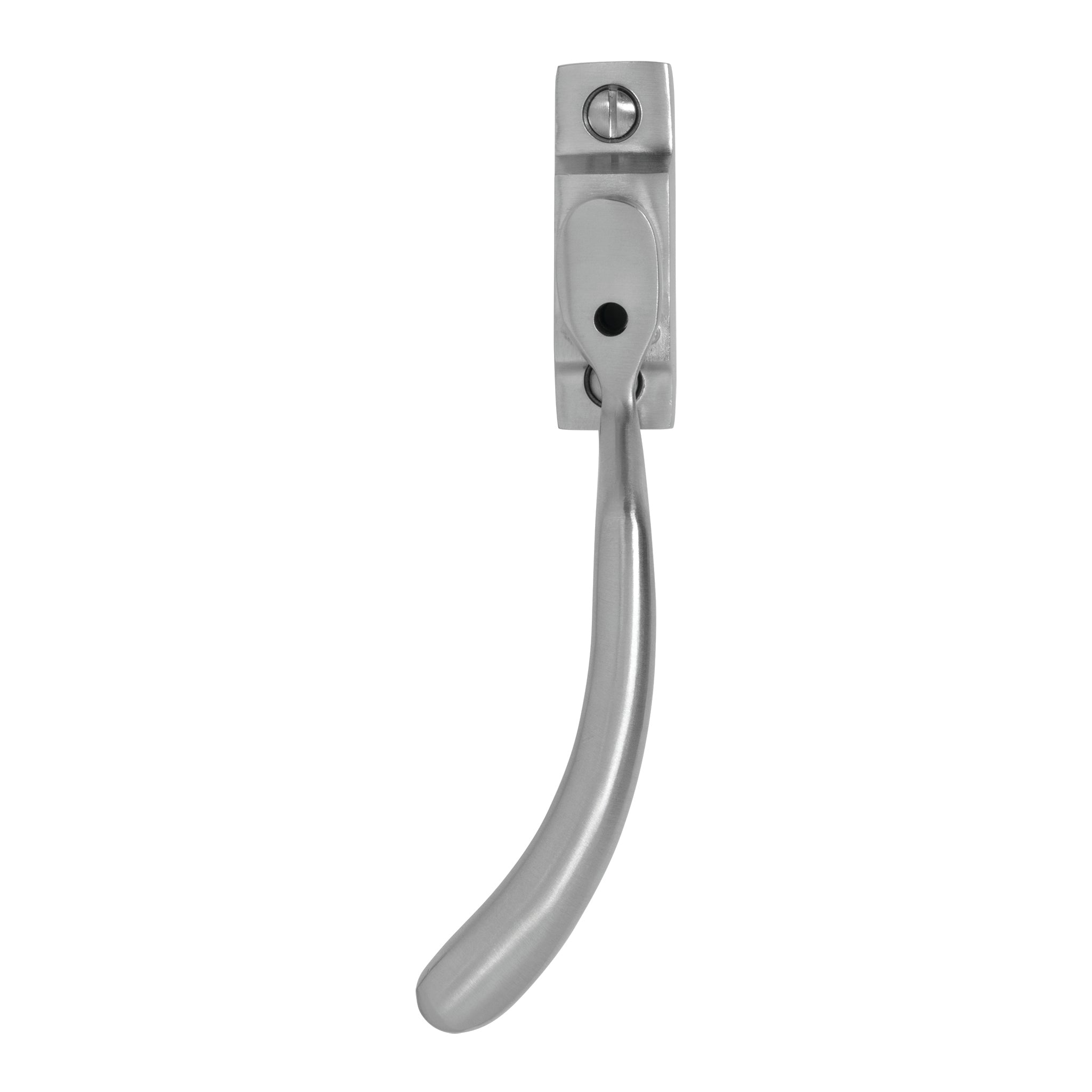 Pera Bulb End Window Espagnolette Handle | Satin Chrome