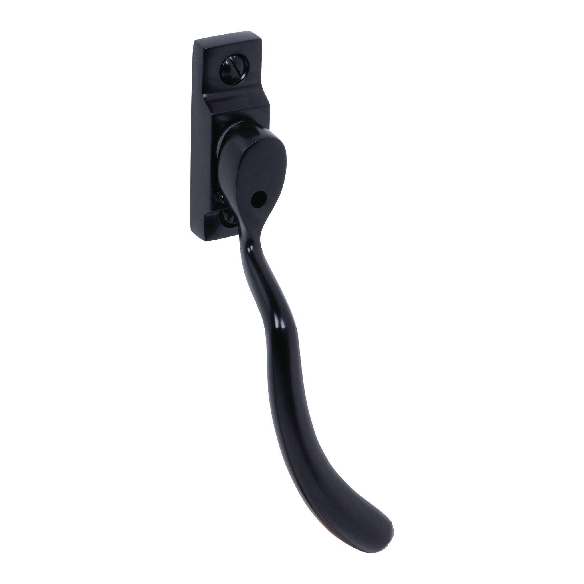 Pera Bulb End Window Espagnolette Handle | Black