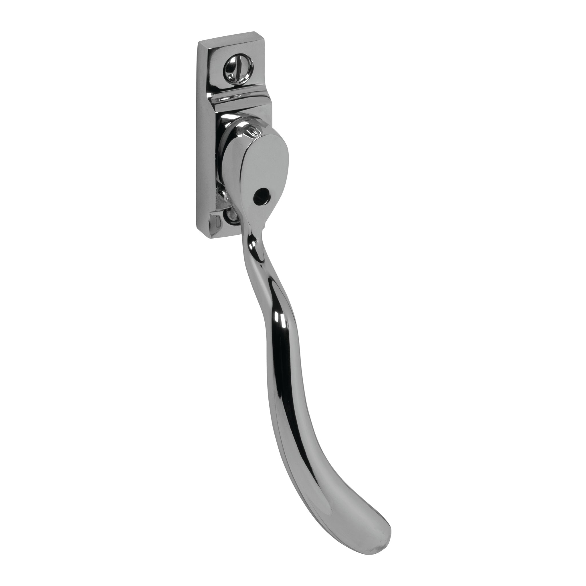 Pera Bulb End Window Espagnolette Handle | Polished Chrome