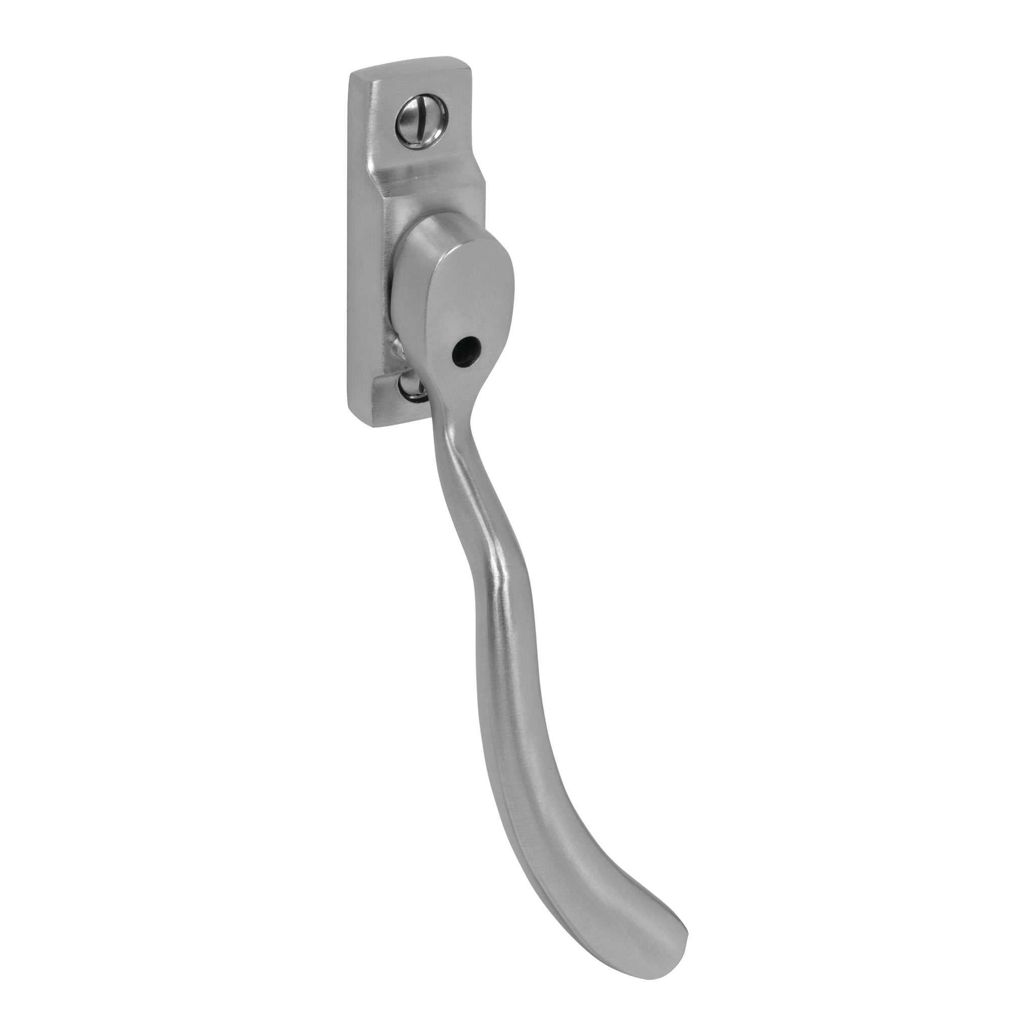 Pera Bulb End Window Espagnolette Handle | Satin Chrome