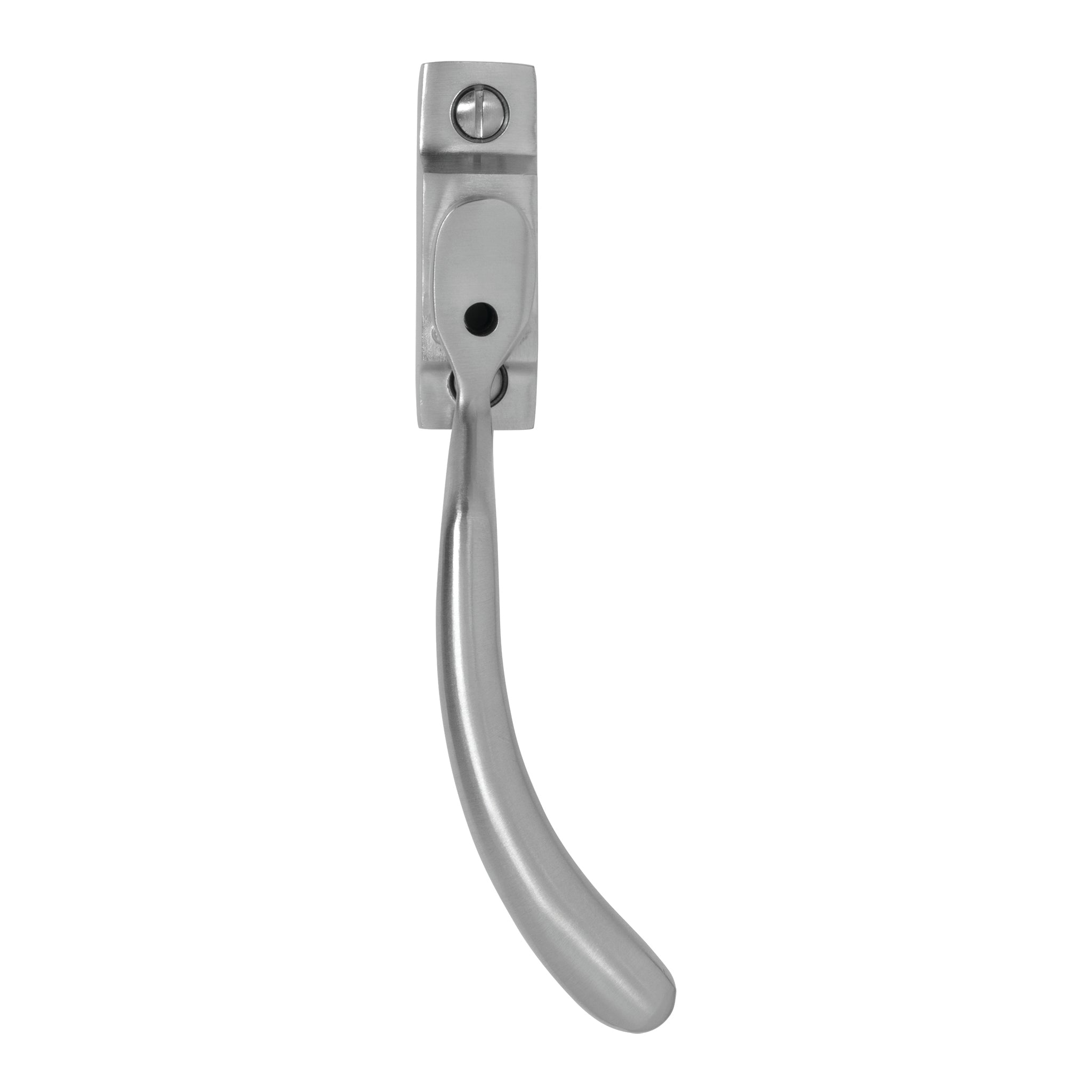 Pera Bulb End Window Espagnolette Handle | Satin Chrome
