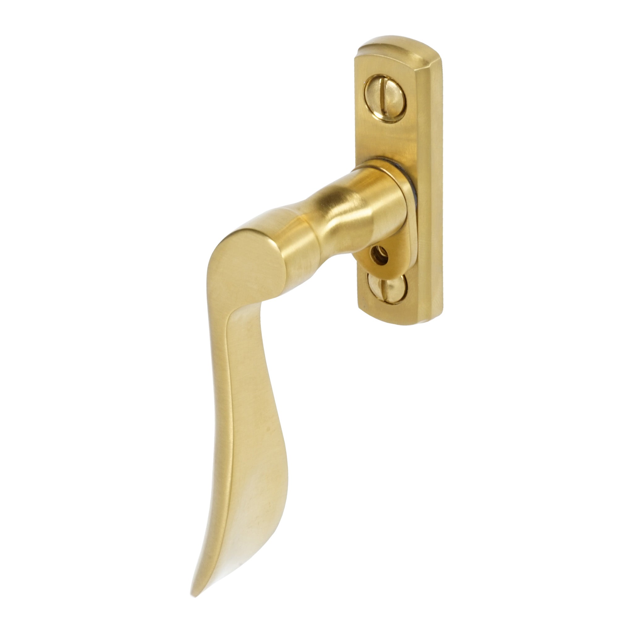 Regent Window Espagnolette Handle | PVD Stainless Satin Brass