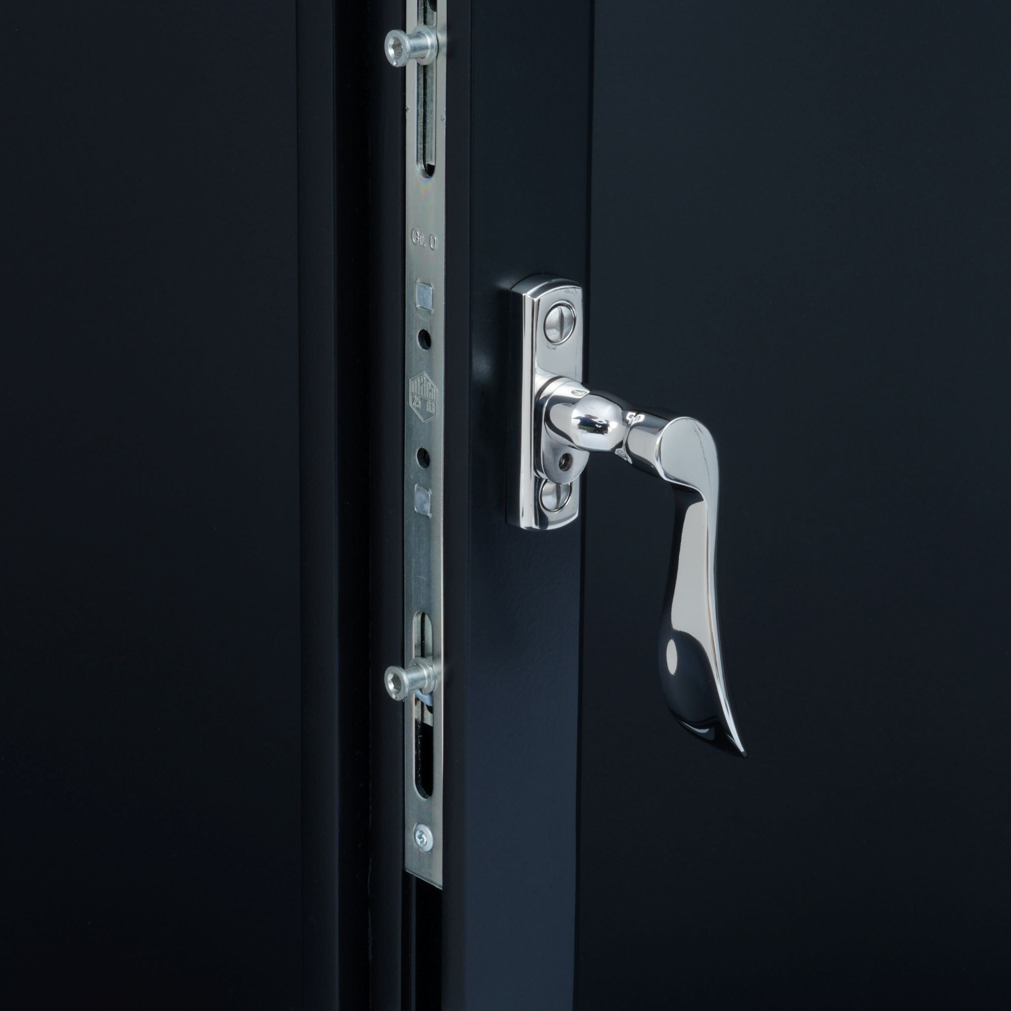 Regent Window Espagnolette Handle | Polished Stainless Steel