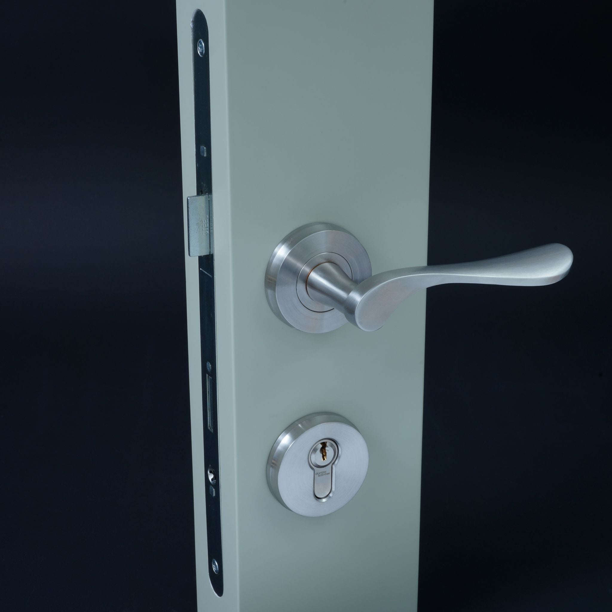 Classic Round Bevelled Escutcheon | Satin Stainless Steel