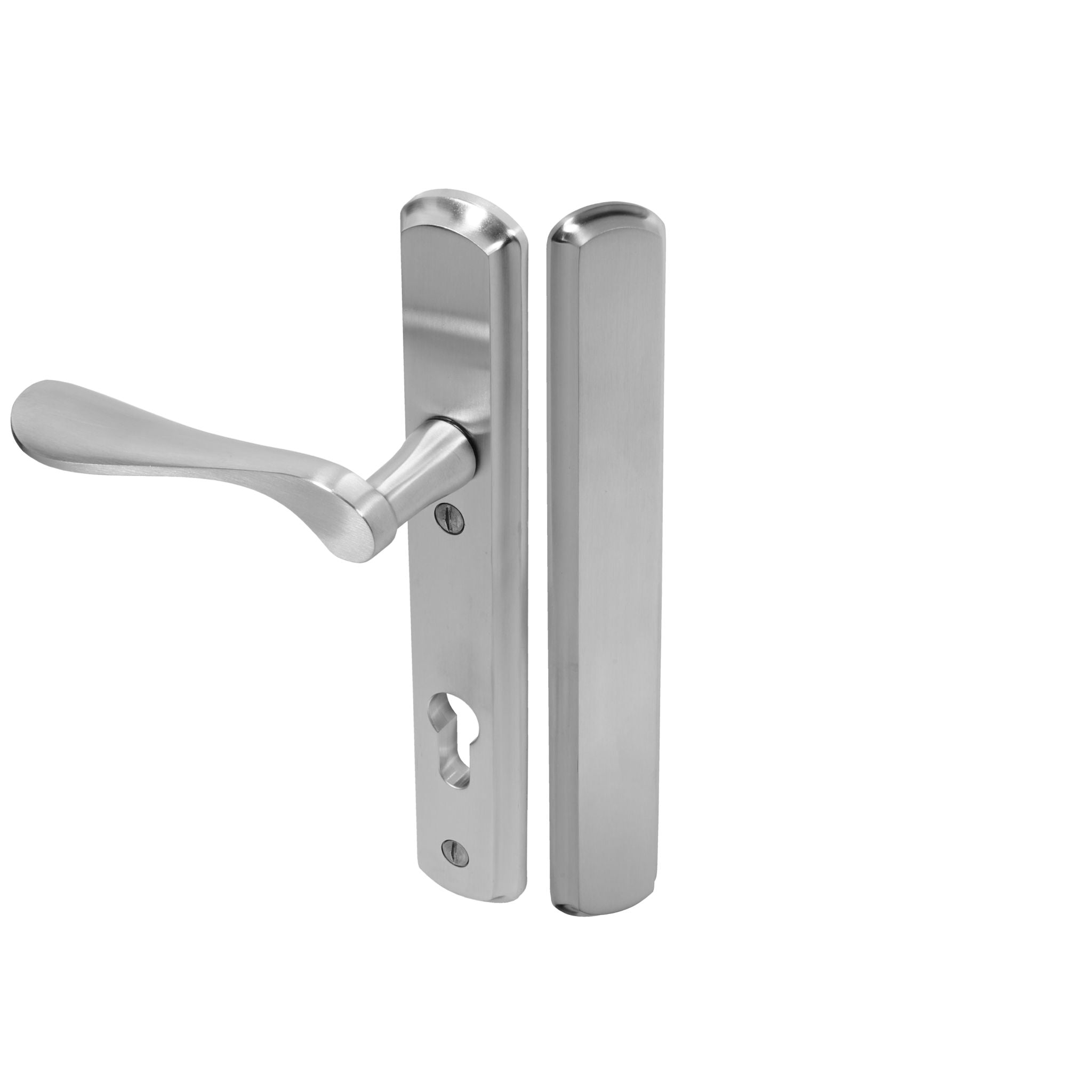 Regent Lever on 092 Backplate | Satin Stainless Steel