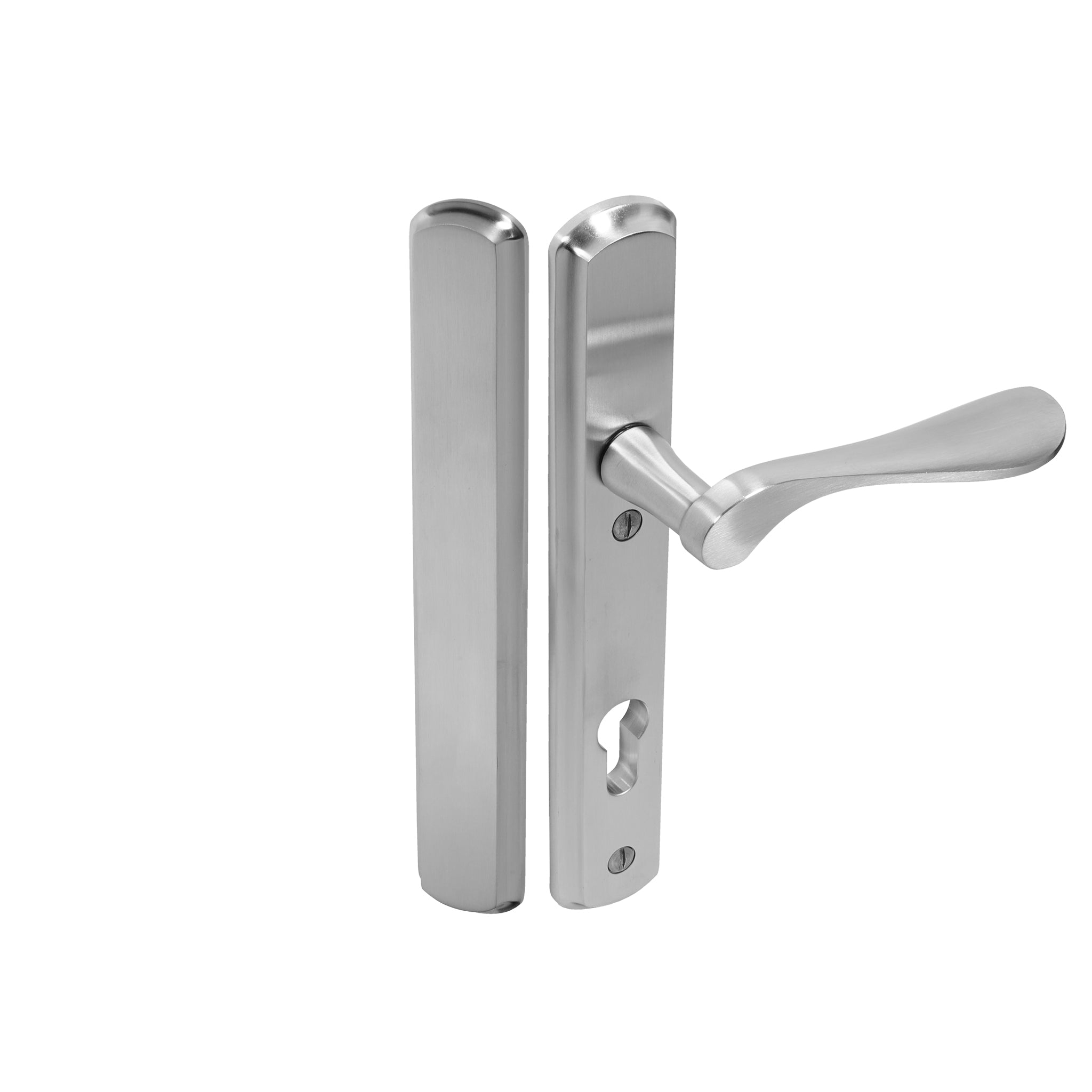 Regent Lever on 092 Backplate | Satin Stainless Steel