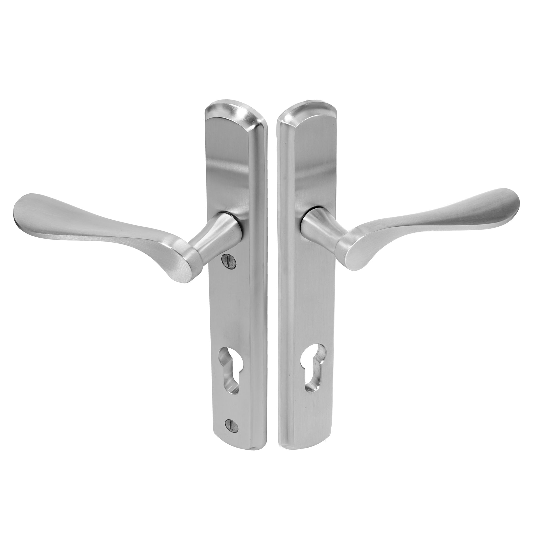 Regent Lever on 092 Backplate | Satin Stainless Steel