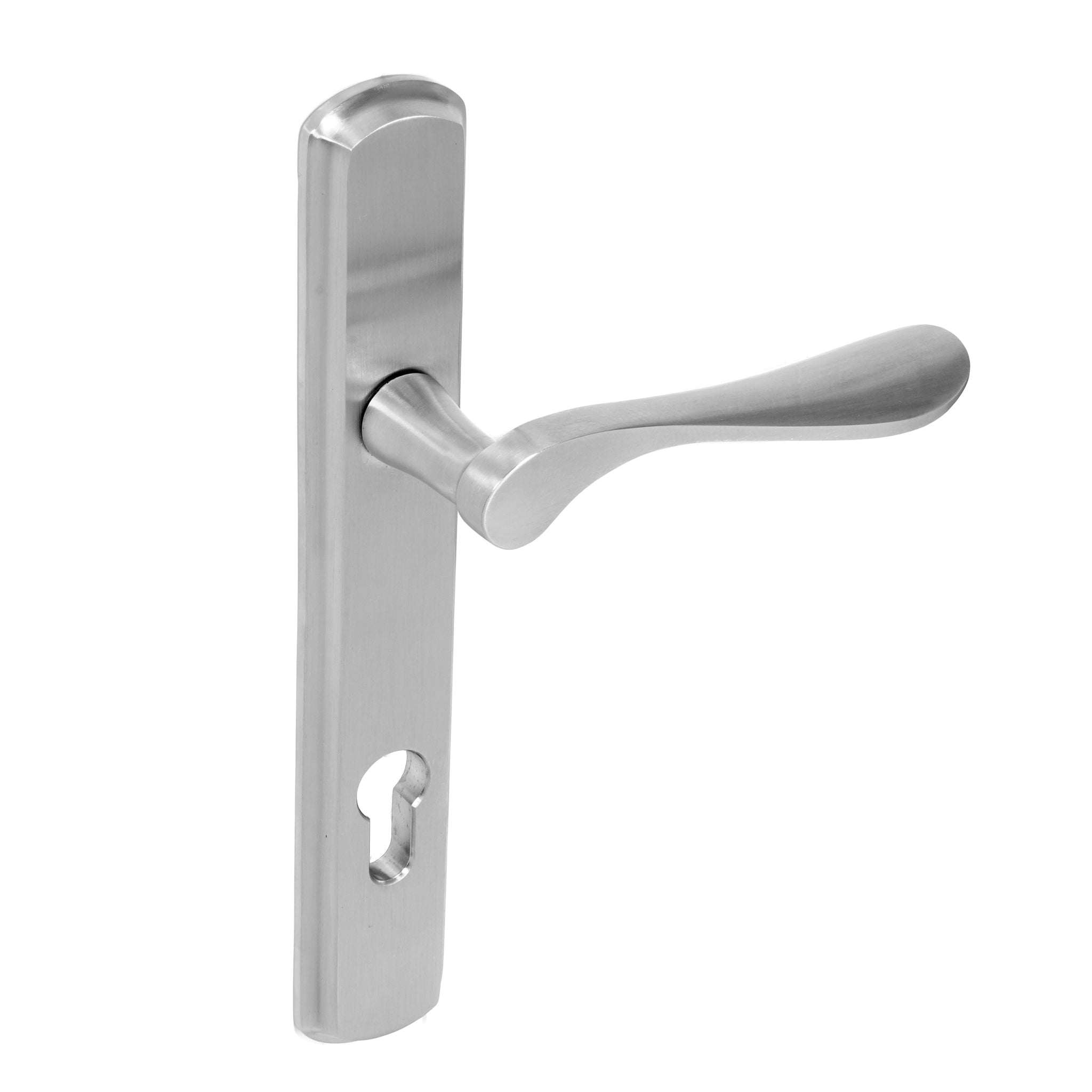 Regent Lever on 092 Backplate | Satin Stainless Steel