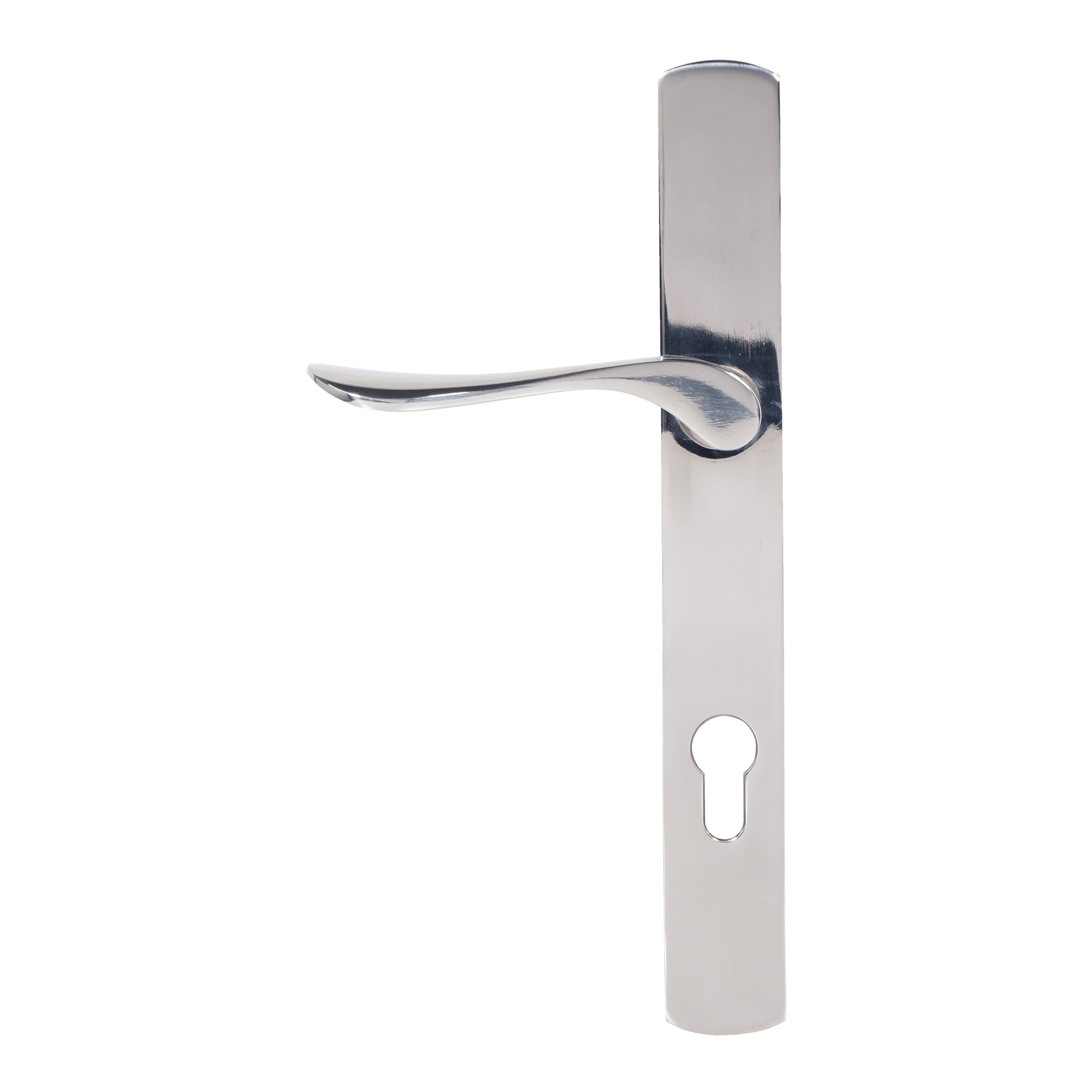 Regent Lever on 095 Backplate | Polished Stainless Steel