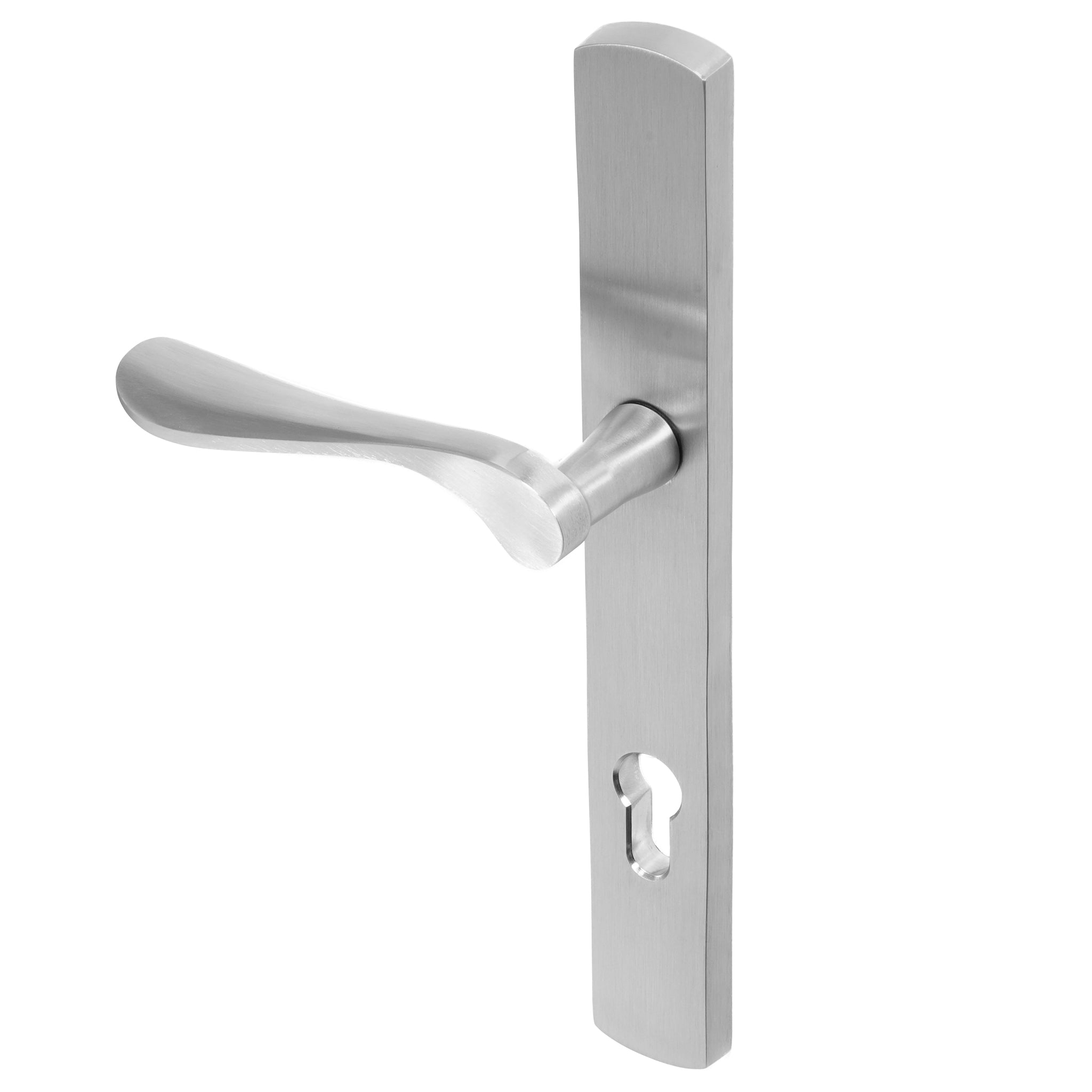 Regent Lever on 095 Backplate | Satin Stainless Steel