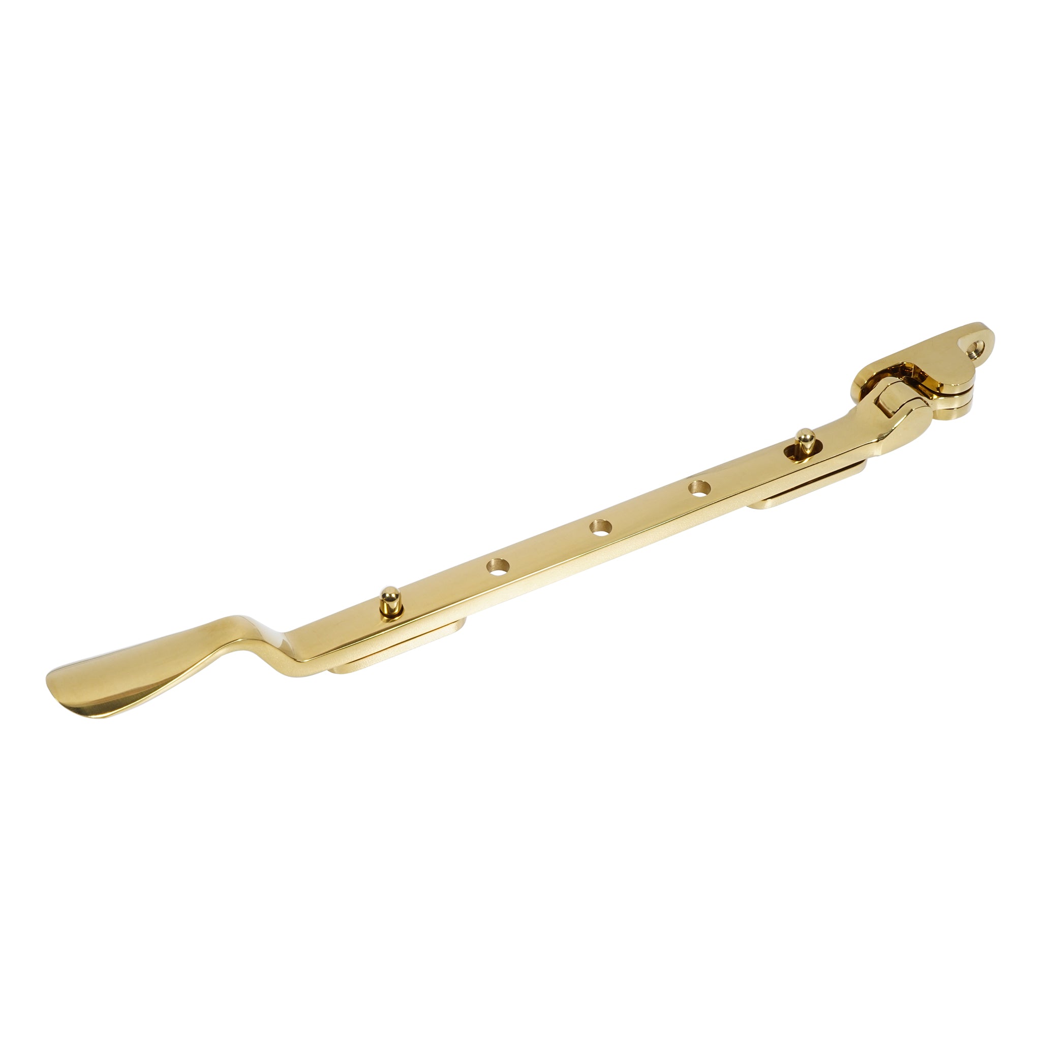 Regent Casement Window Stay | PVD Stainless Polished Brass