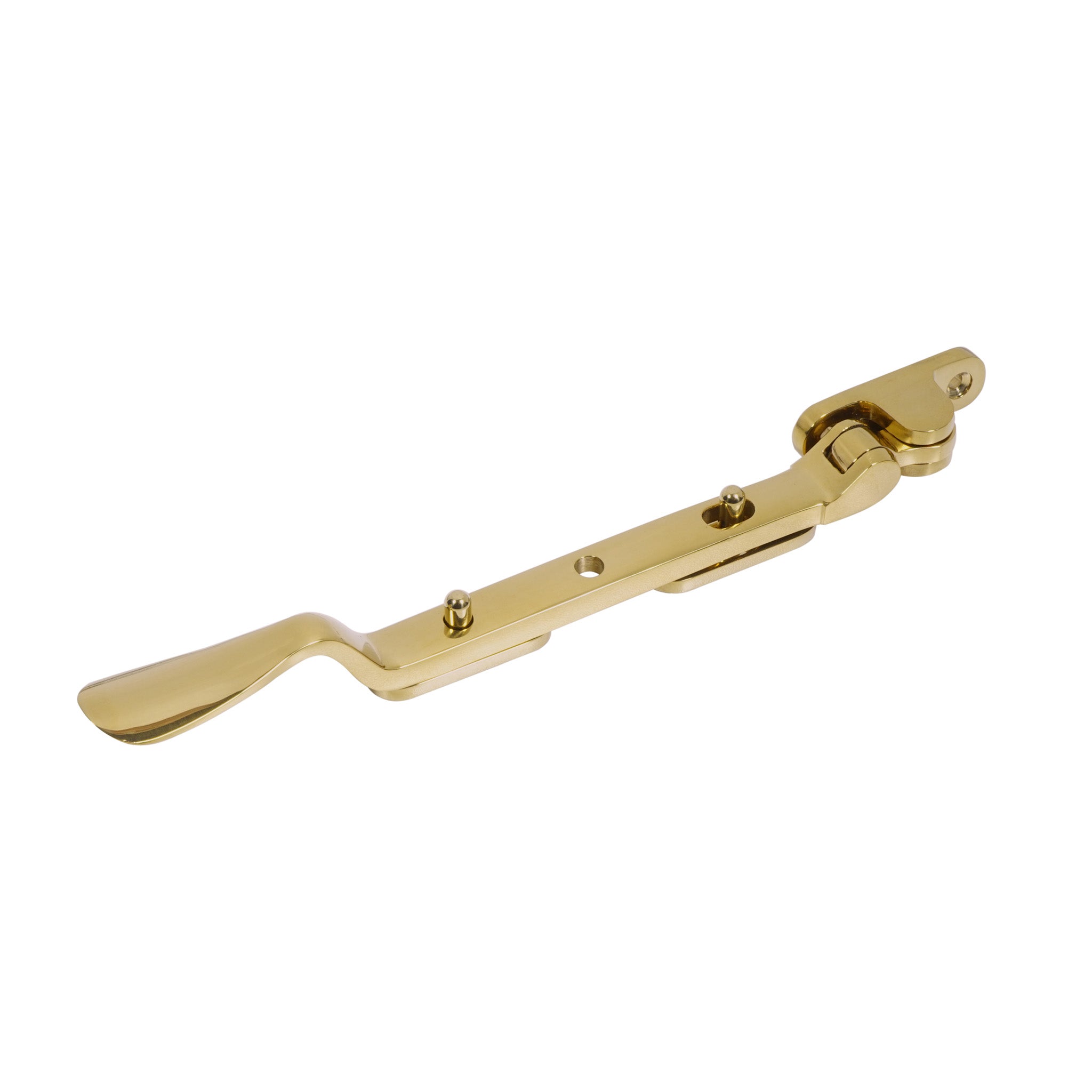 Regent Casement Window Stay | PVD Stainless Polished Brass