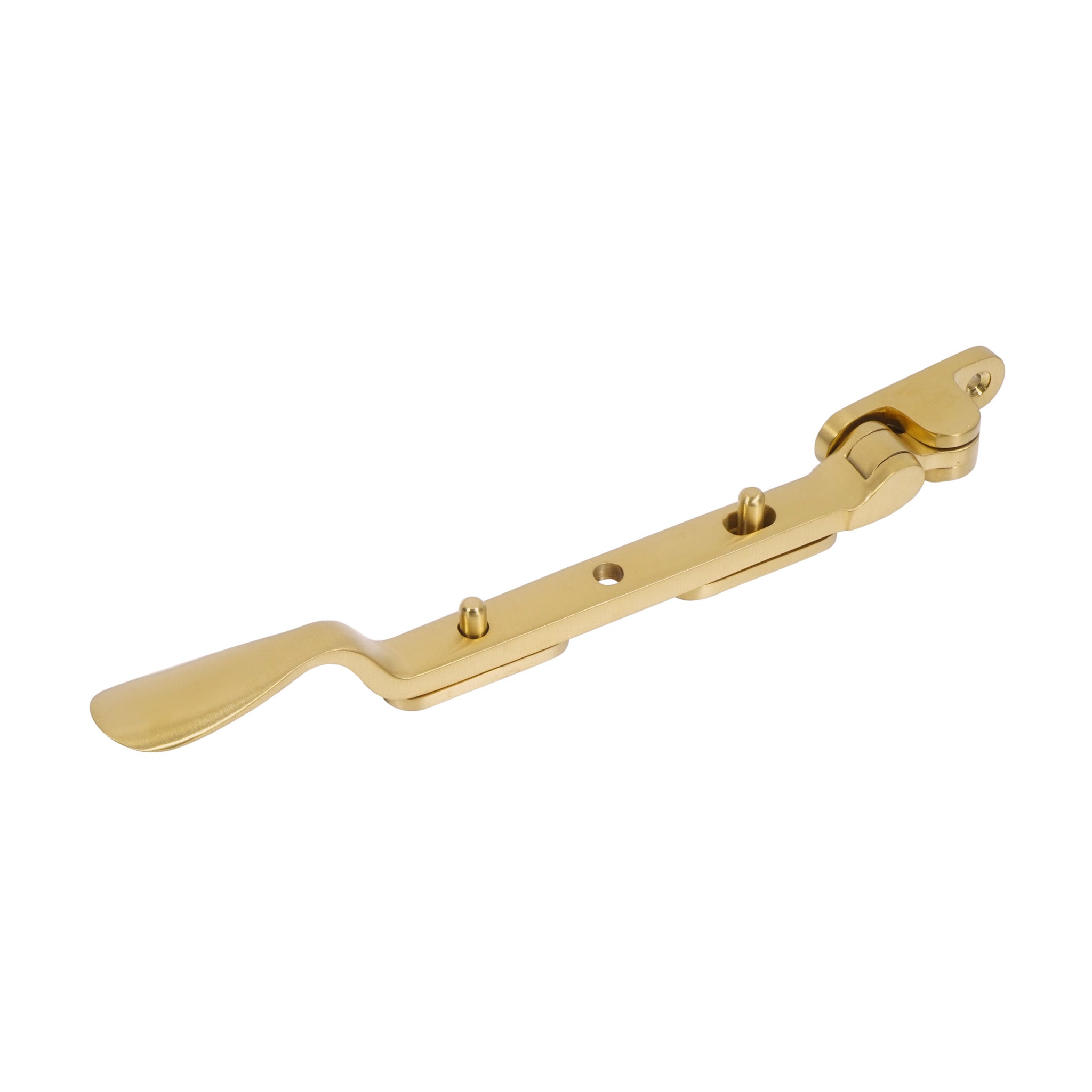 Regent Casement Window Stay | PVD Stainless Satin Brass