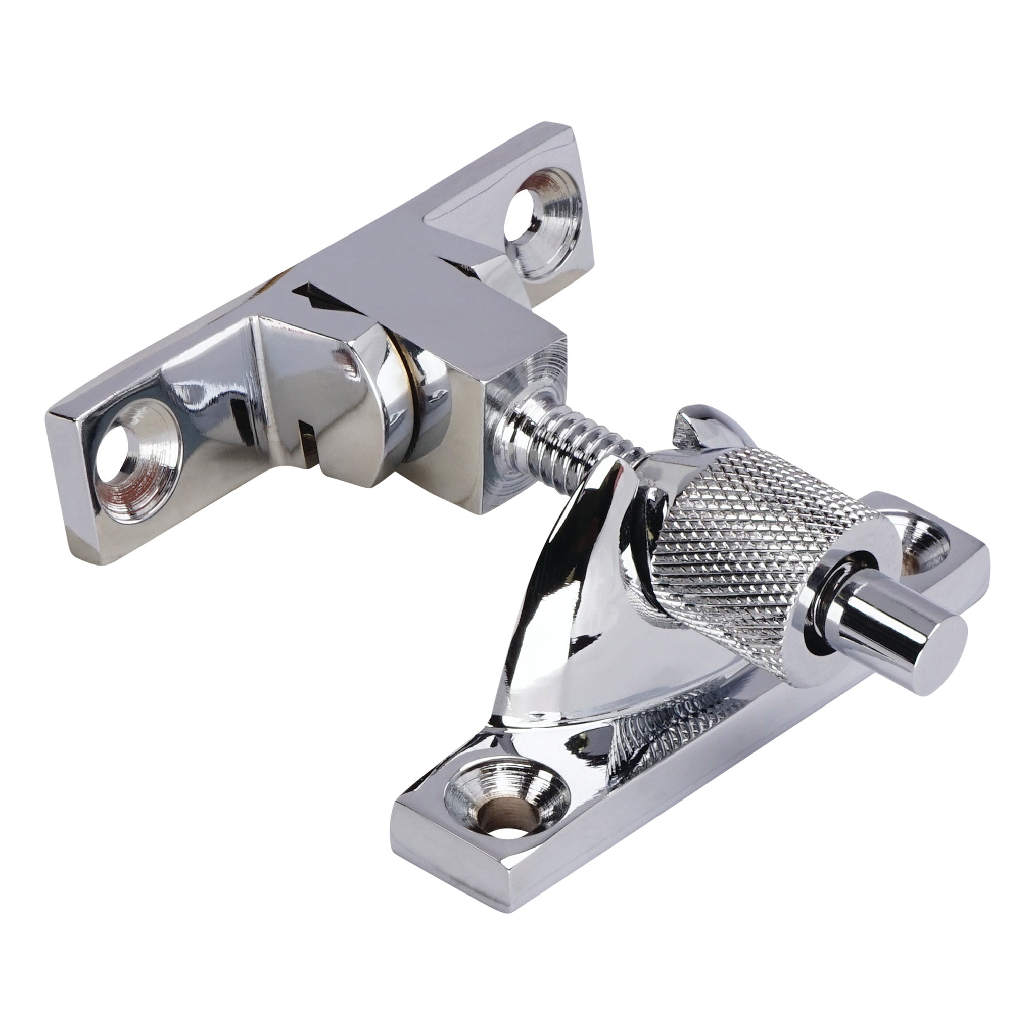 Brighton Pattern Fastener | Polished Chrome