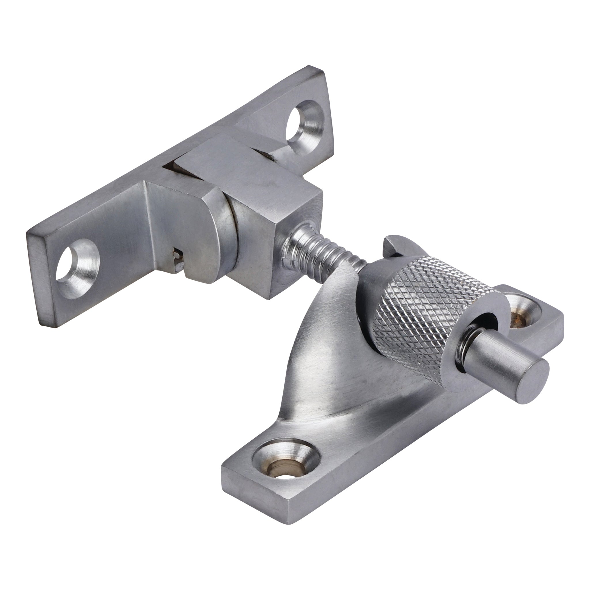 Brighton Pattern Fastener | Satin Chrome