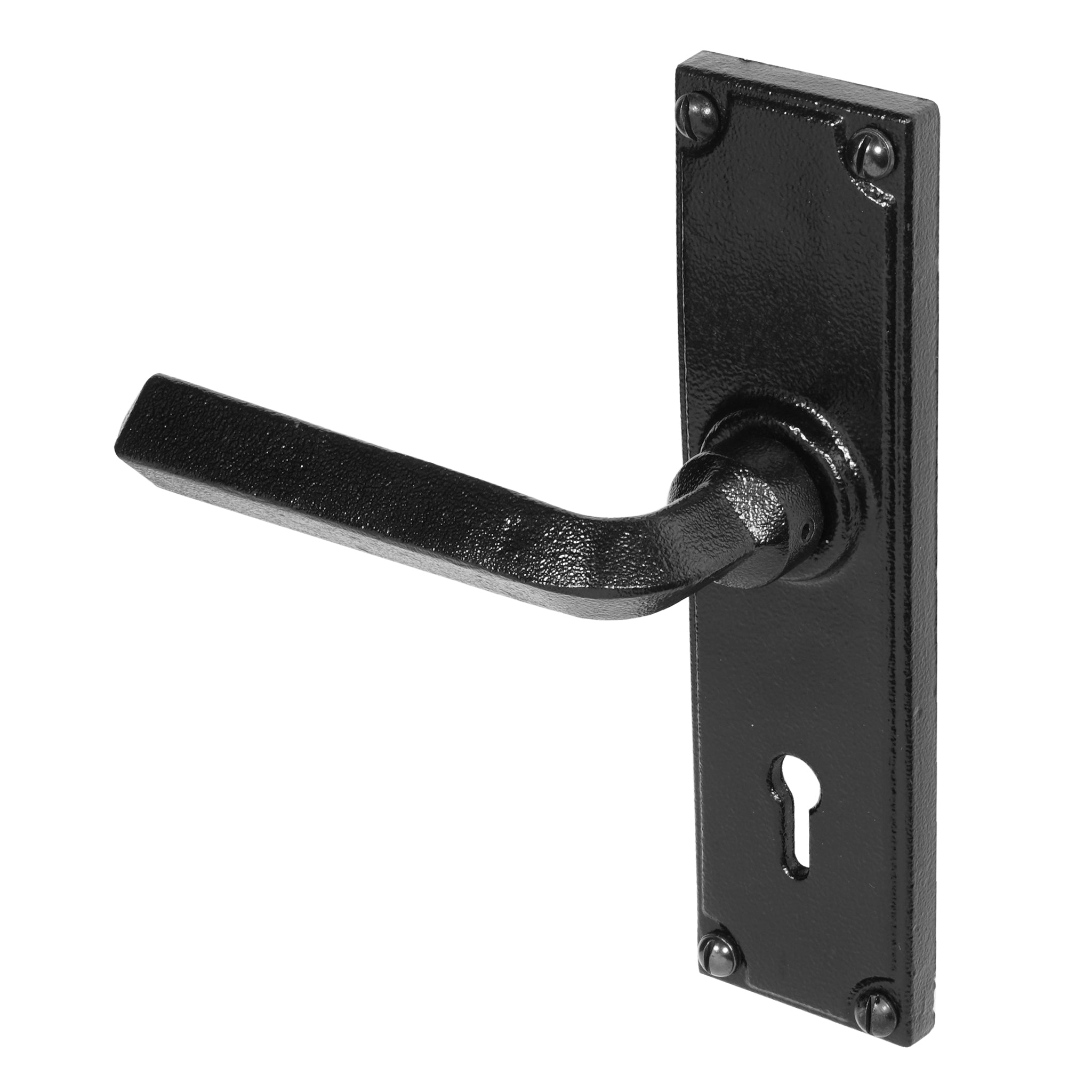 Solitaire Five Lever Door Handle | Antique Black